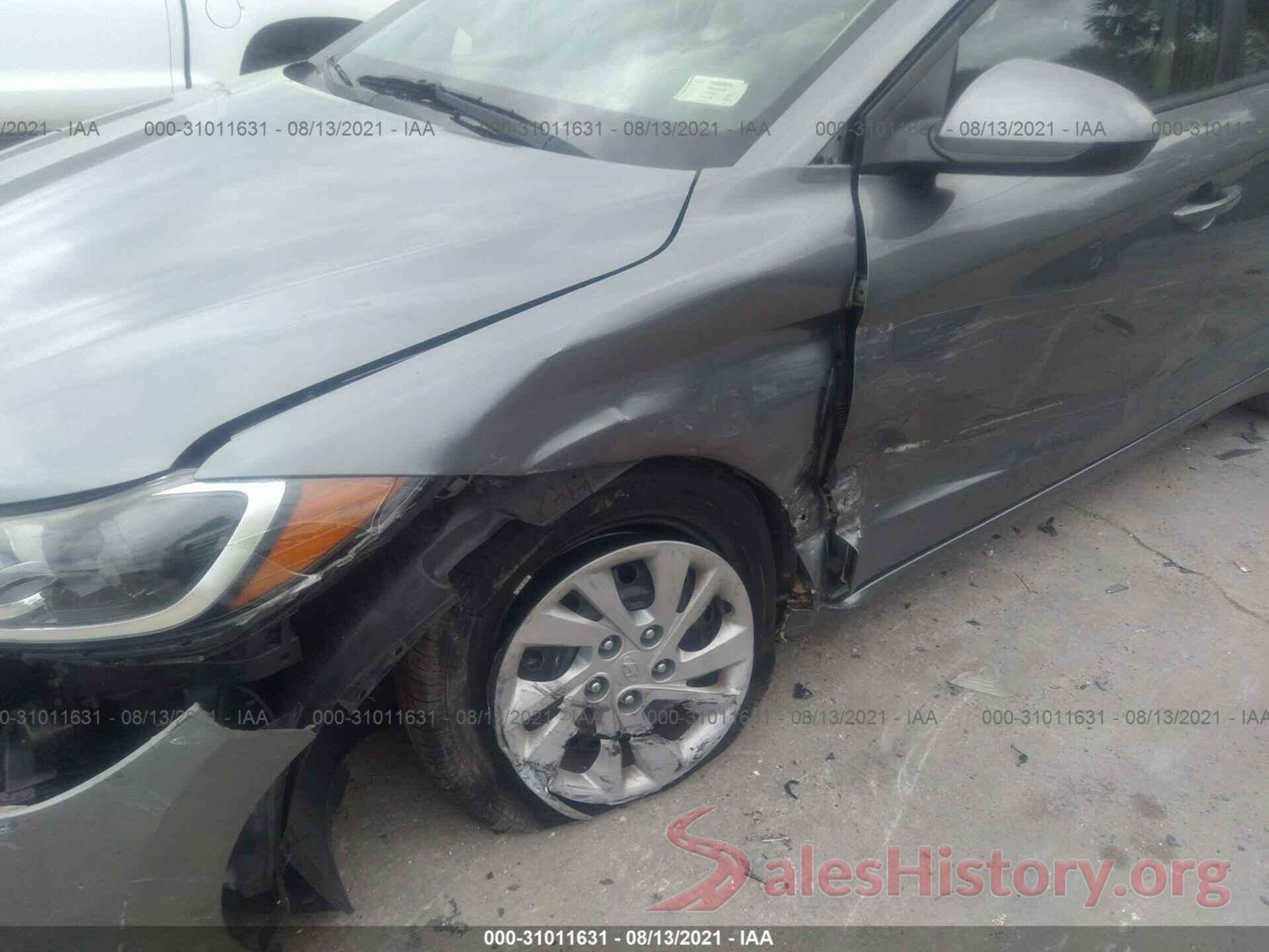 KMHD74LF4HU154537 2017 HYUNDAI ELANTRA