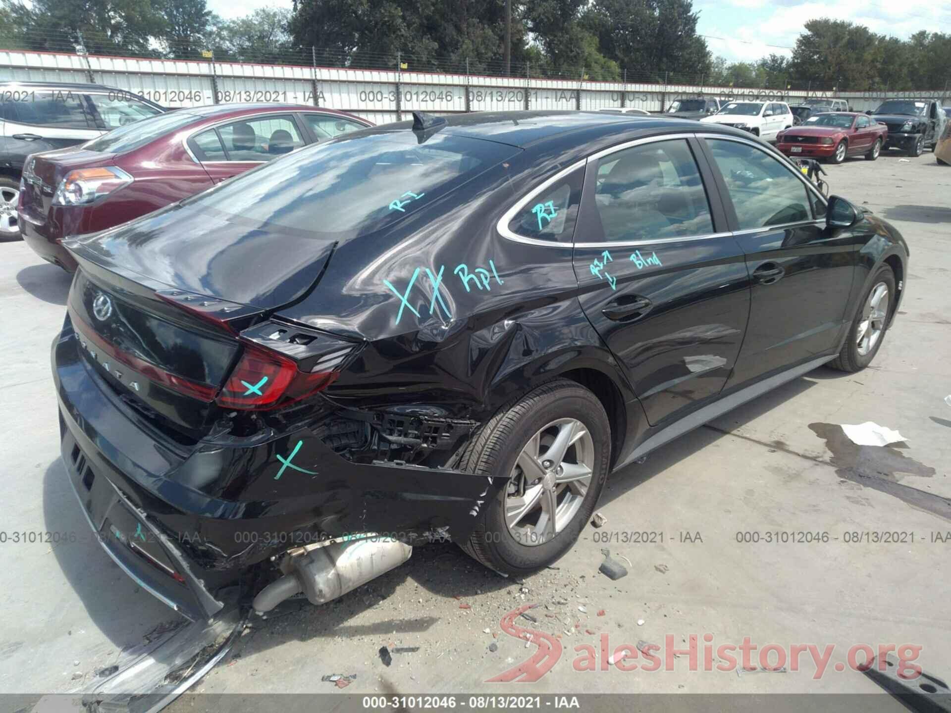 5NPEG4JA0MH085351 2021 HYUNDAI SONATA