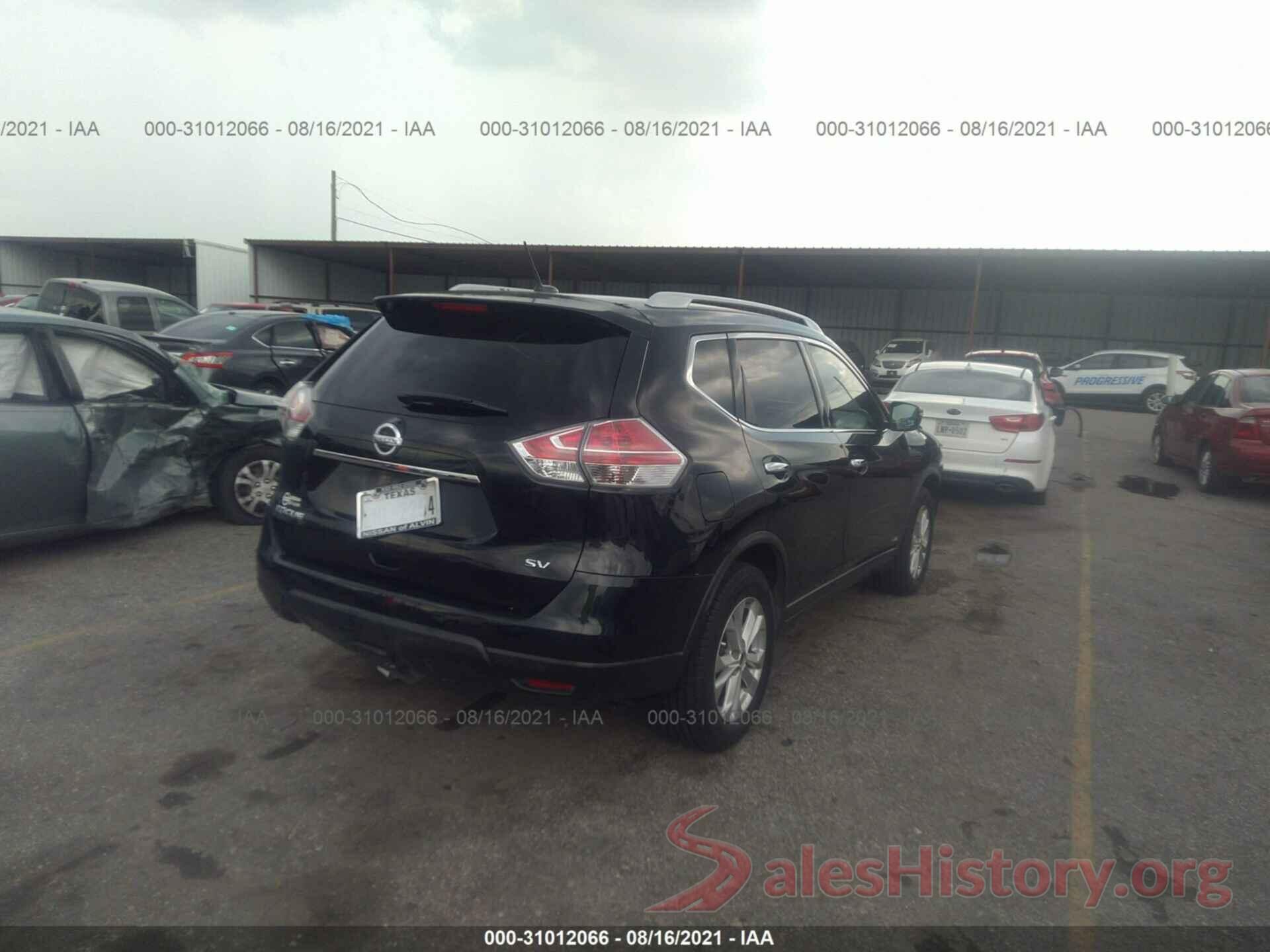 KNMAT2MTXGP709242 2016 NISSAN ROGUE