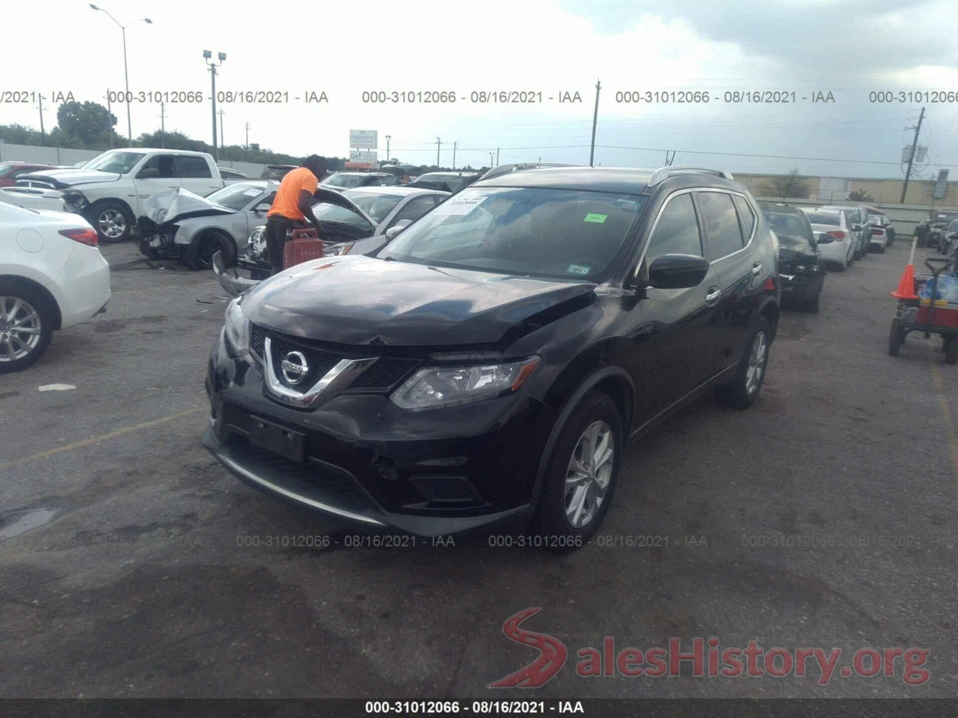 KNMAT2MTXGP709242 2016 NISSAN ROGUE