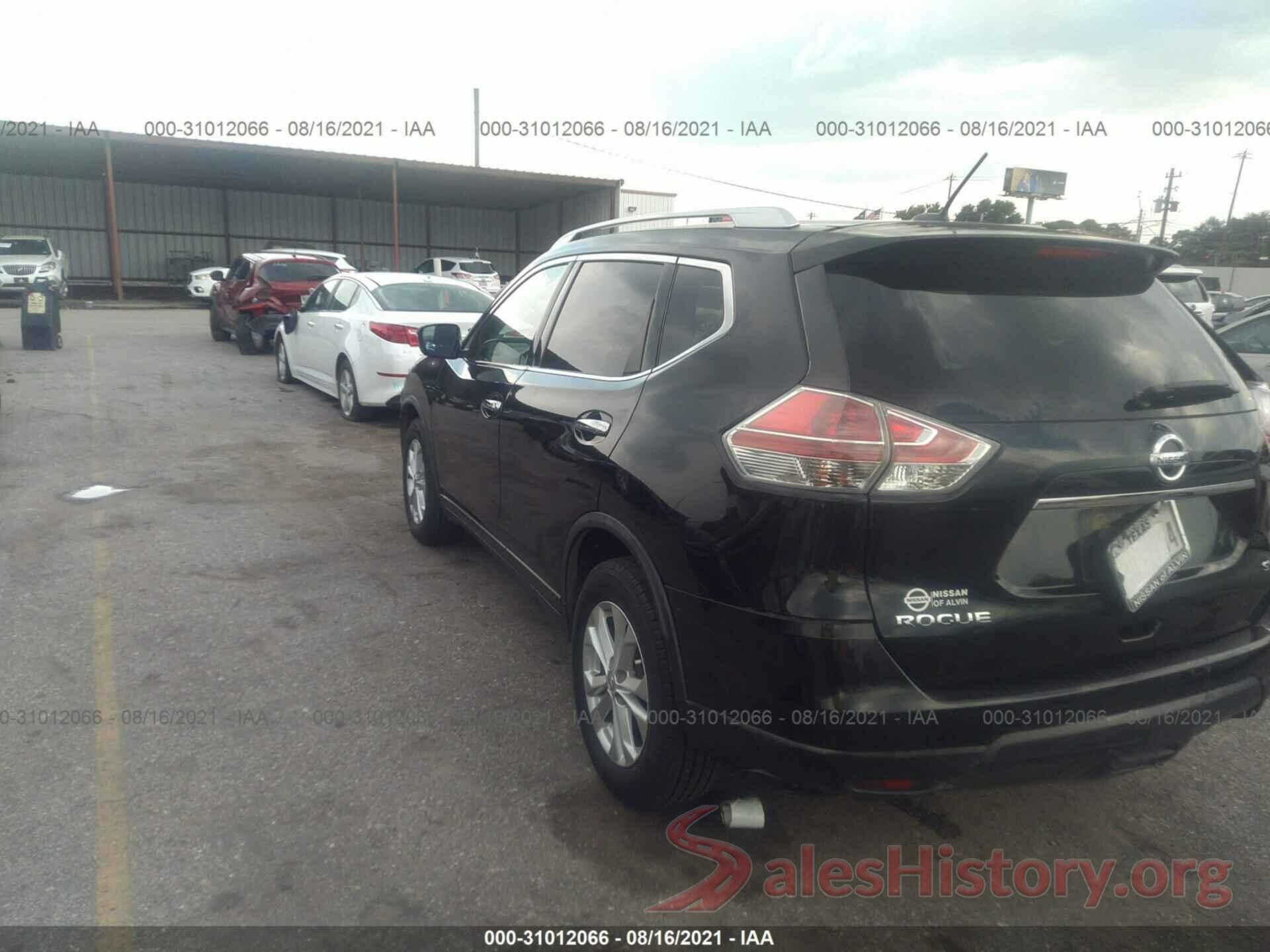 KNMAT2MTXGP709242 2016 NISSAN ROGUE