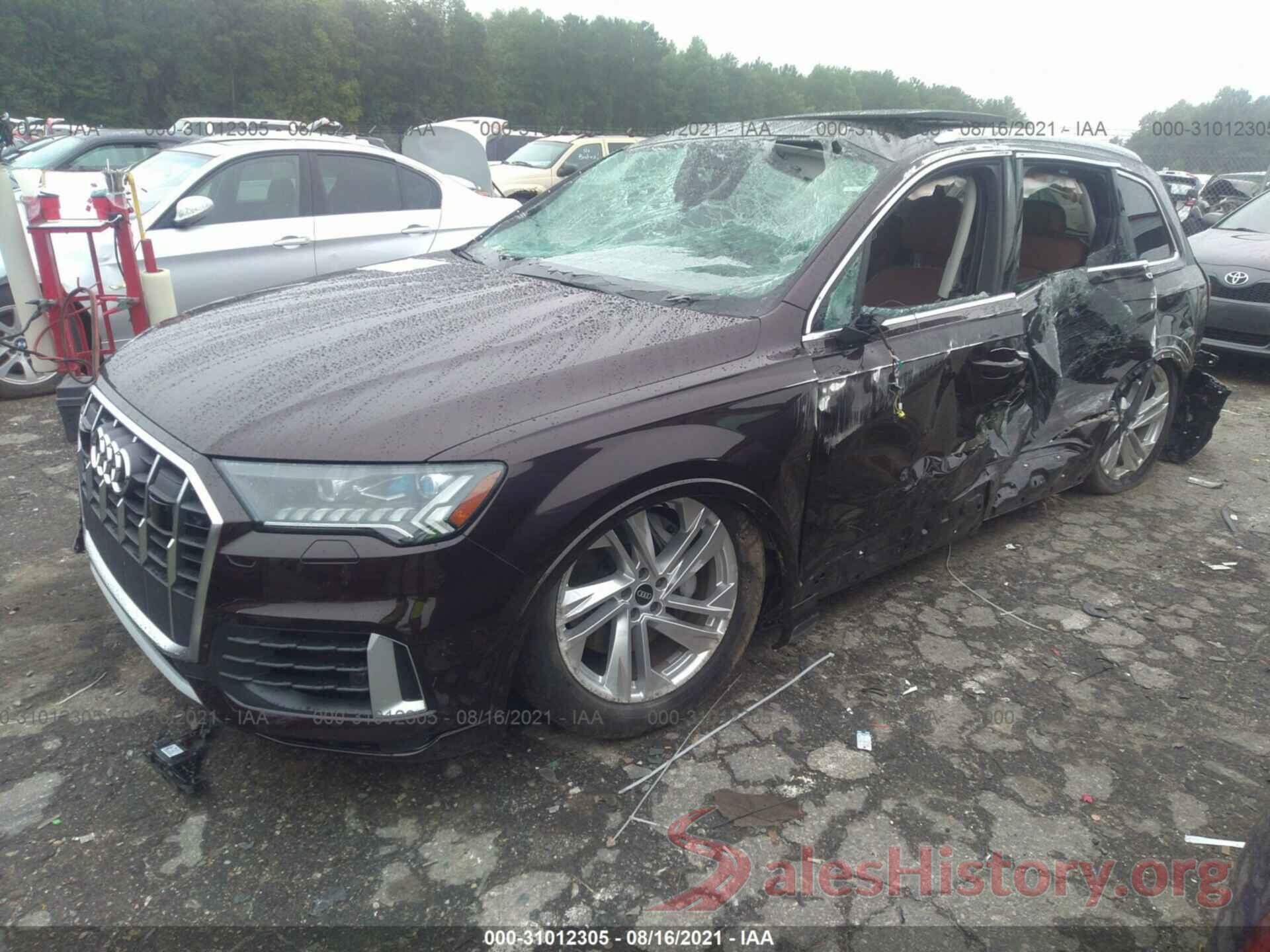 WA1VXAF7XMD030062 2021 AUDI Q7