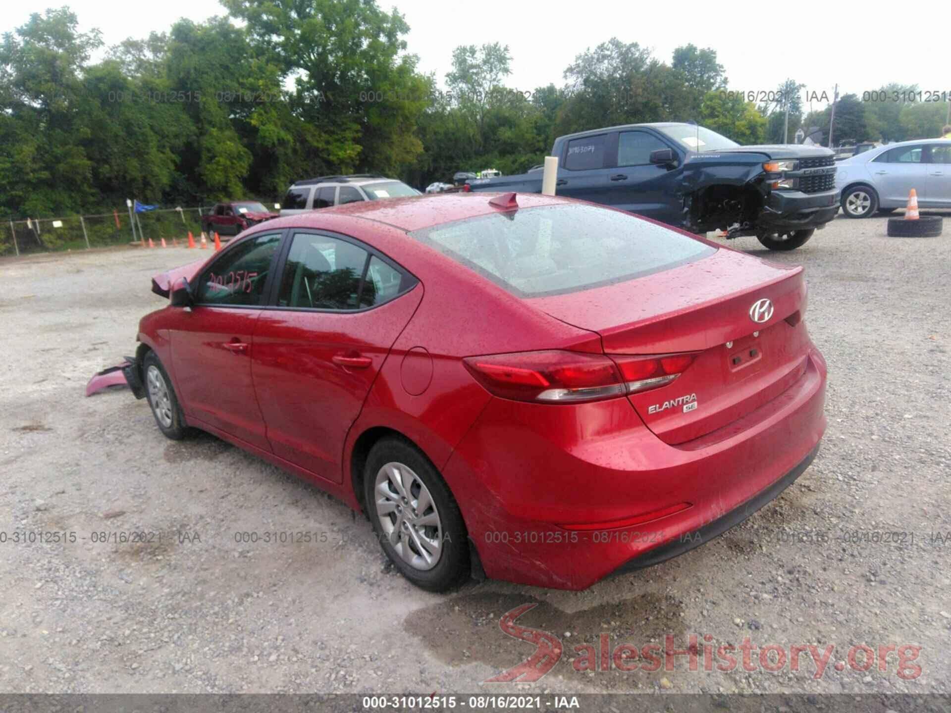 KMHD74LF3HU429038 2017 HYUNDAI ELANTRA