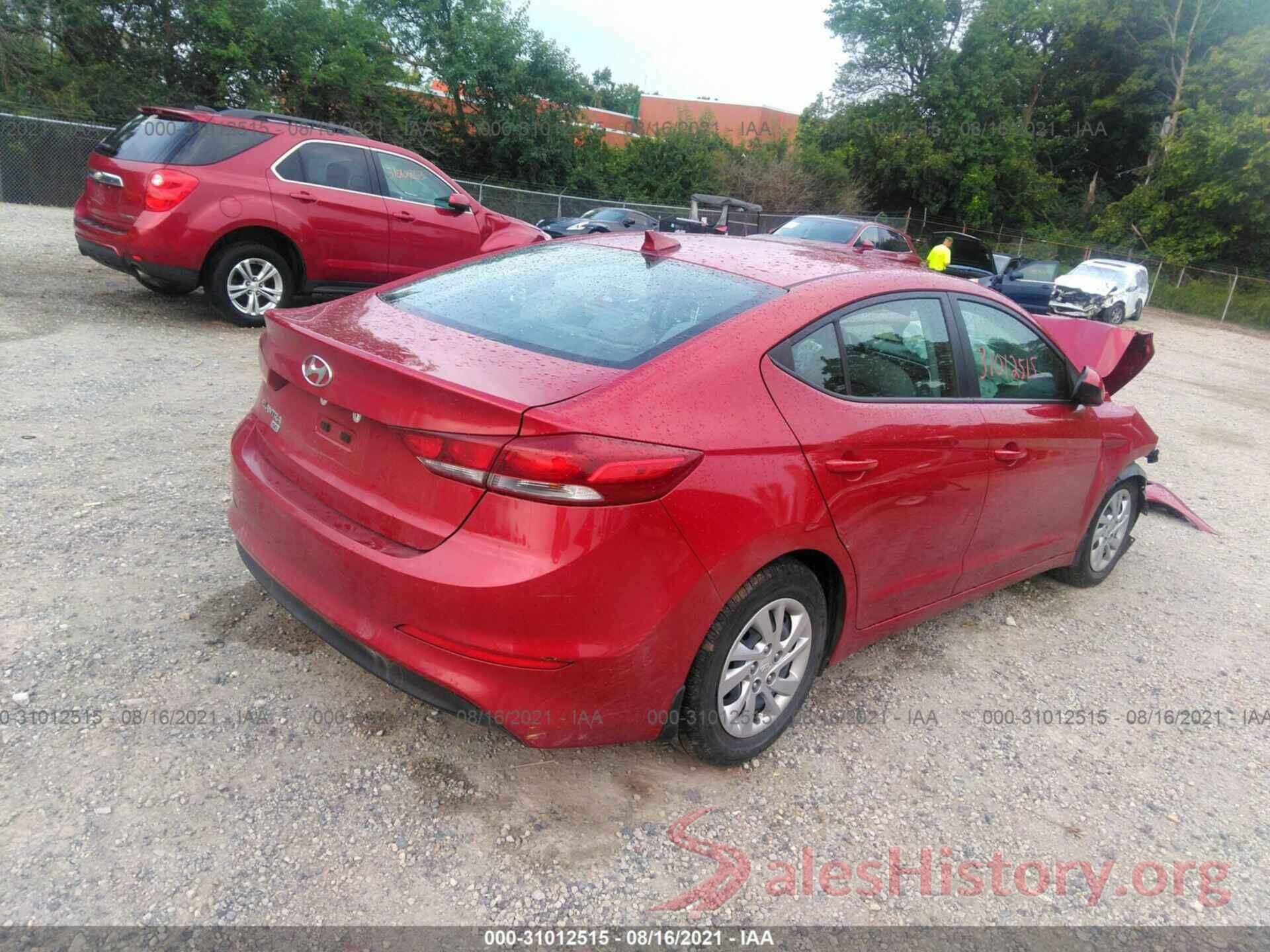 KMHD74LF3HU429038 2017 HYUNDAI ELANTRA