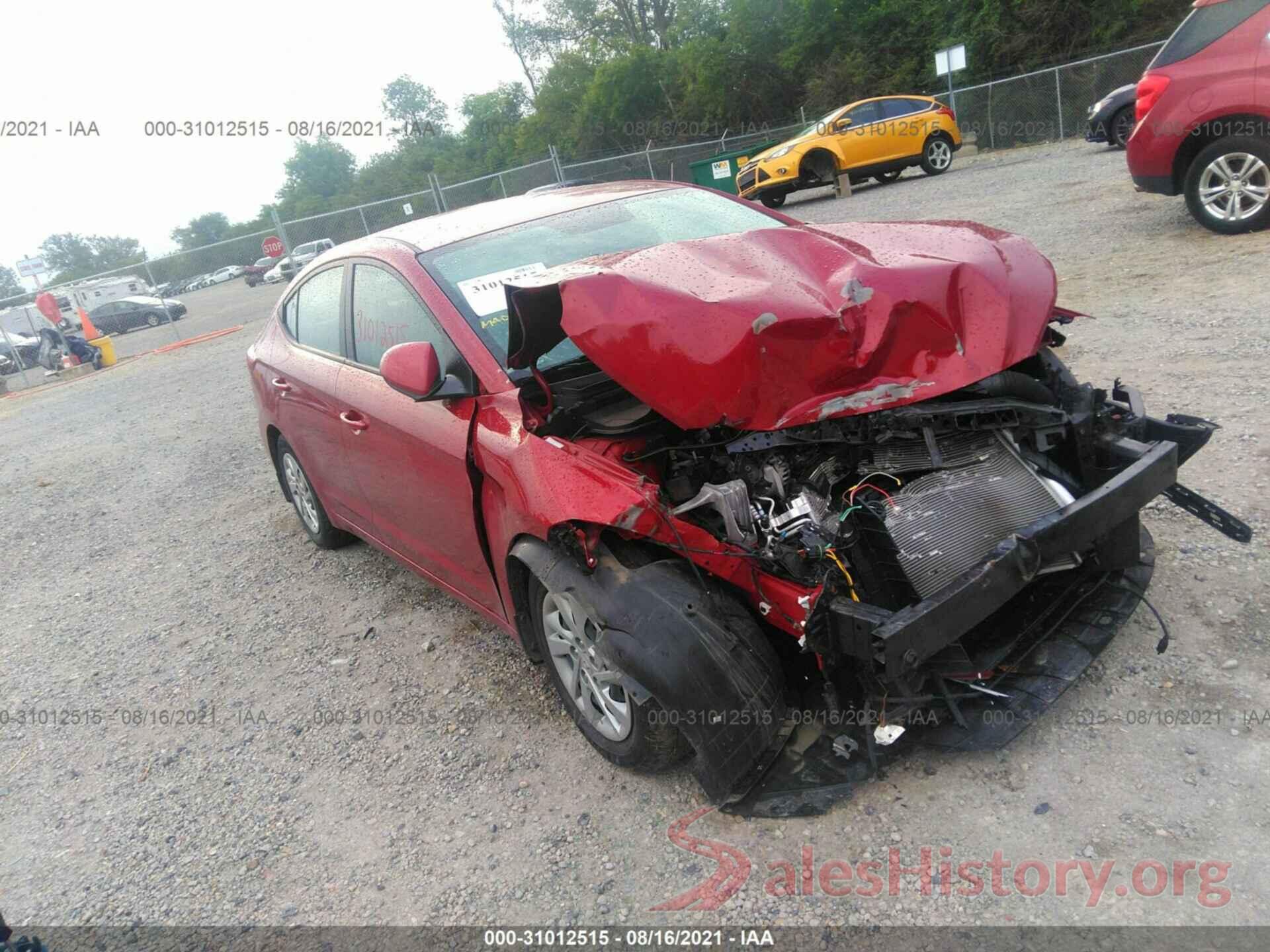 KMHD74LF3HU429038 2017 HYUNDAI ELANTRA