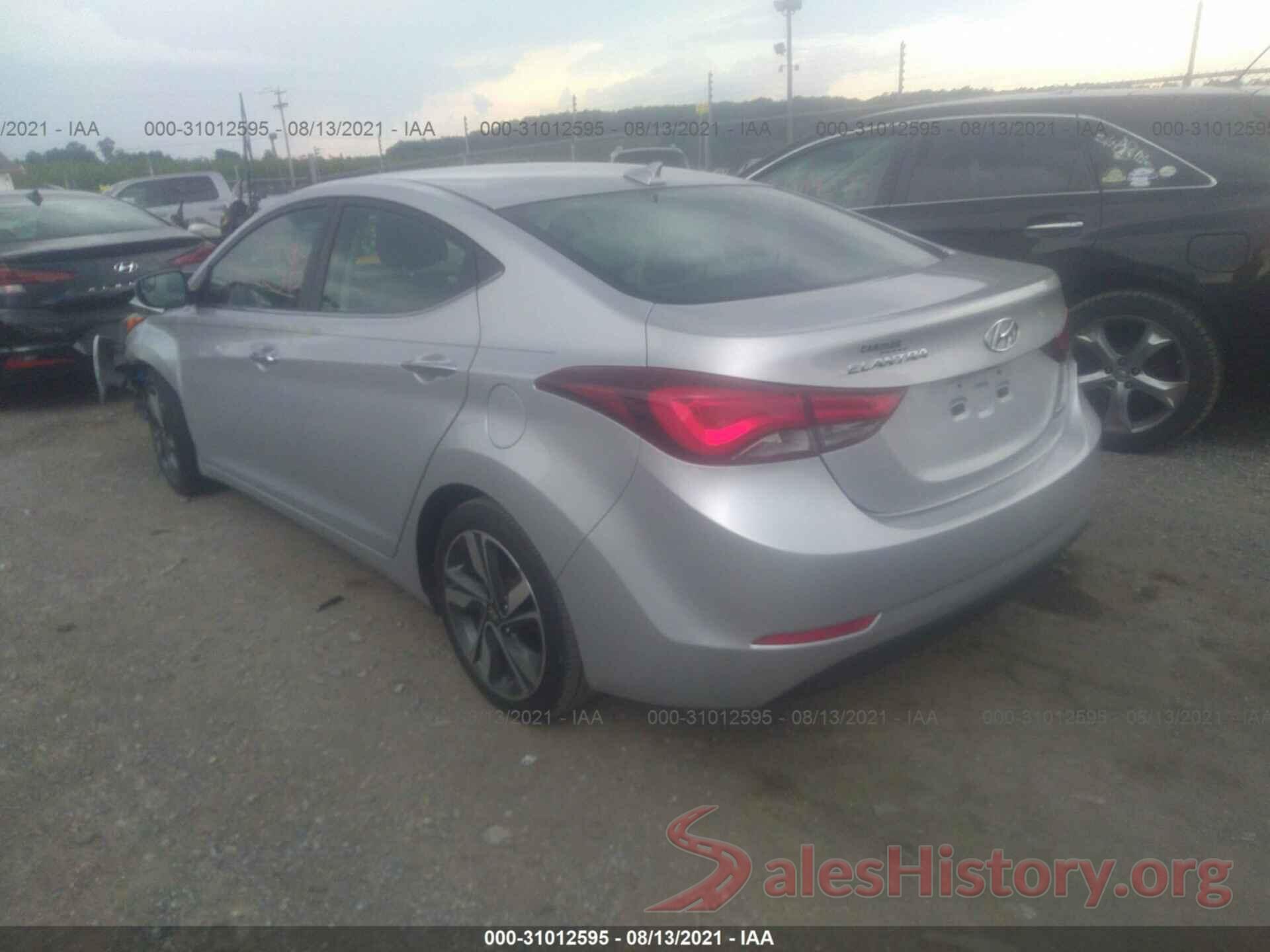 KMHDH4AE0GU598231 2016 HYUNDAI ELANTRA