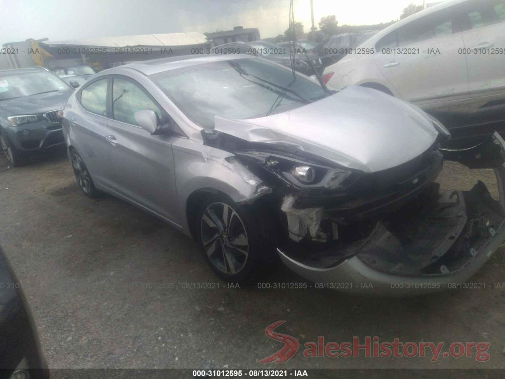 KMHDH4AE0GU598231 2016 HYUNDAI ELANTRA