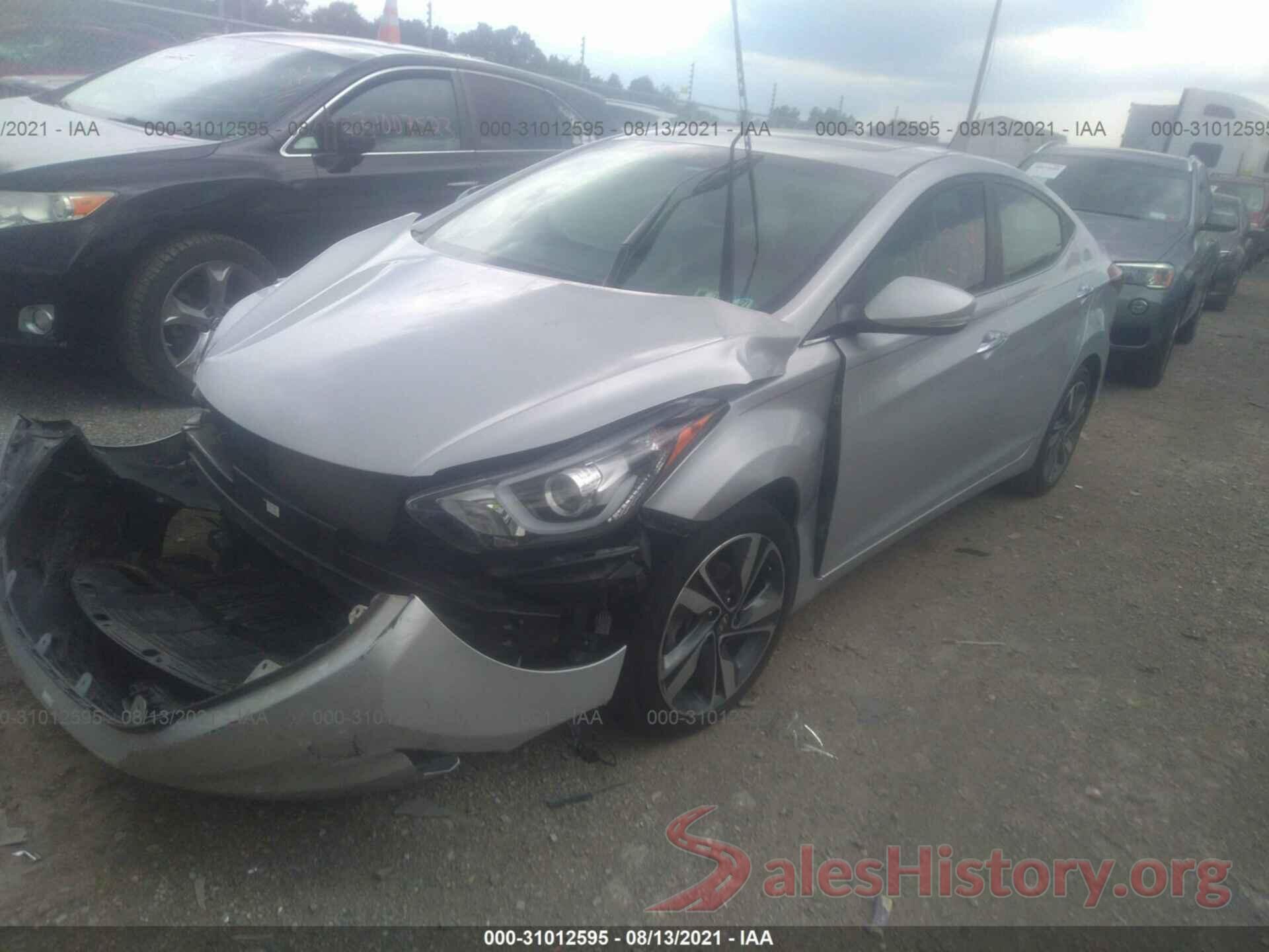 KMHDH4AE0GU598231 2016 HYUNDAI ELANTRA