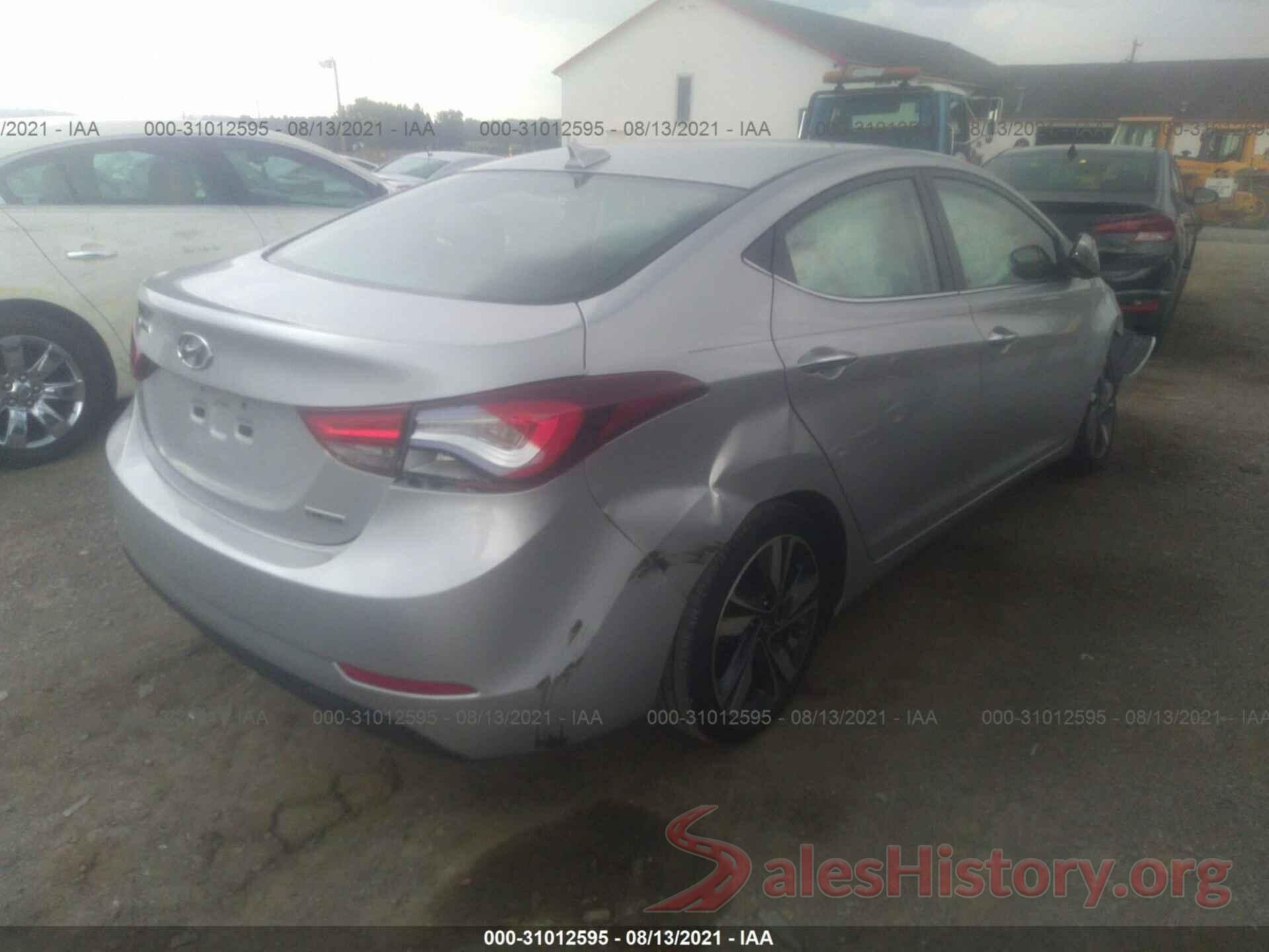 KMHDH4AE0GU598231 2016 HYUNDAI ELANTRA