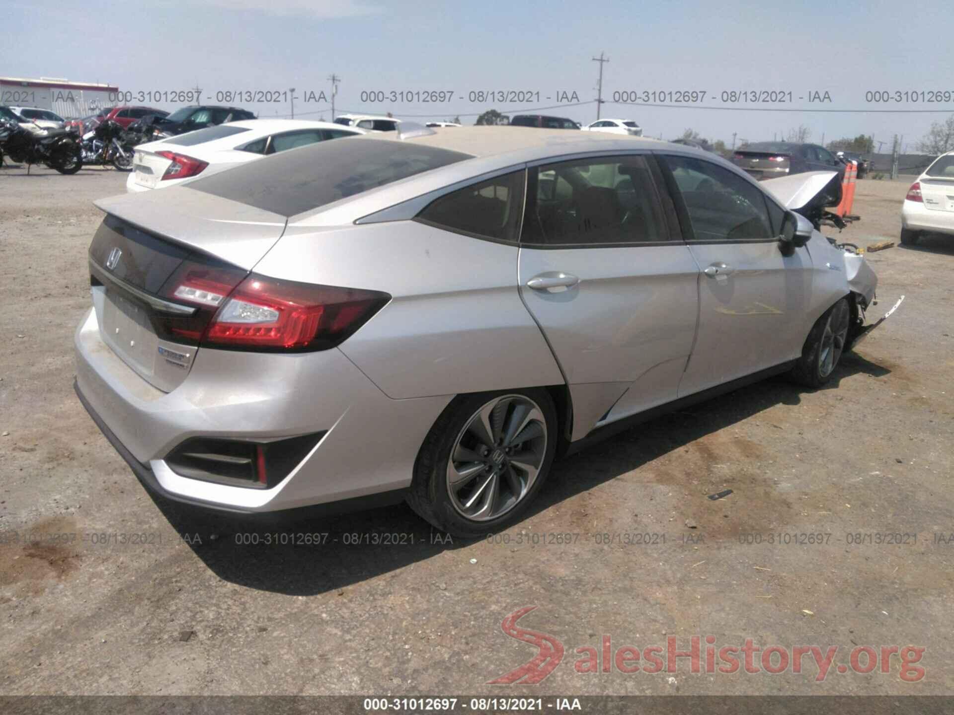 JHMZC5F34JC004693 2018 HONDA CLARITY PLUG-IN HYBRID