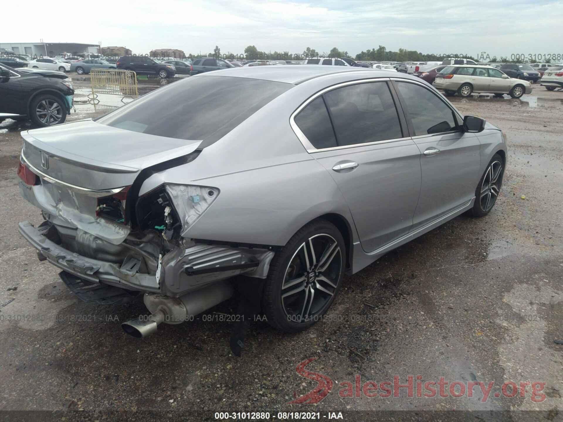 1HGCR2F52GA091652 2016 HONDA ACCORD SEDAN