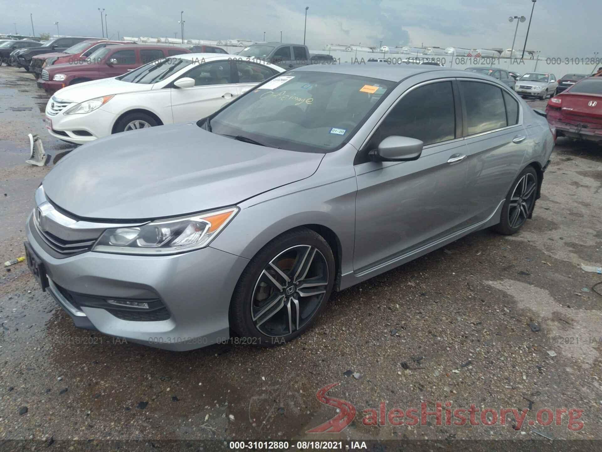 1HGCR2F52GA091652 2016 HONDA ACCORD SEDAN