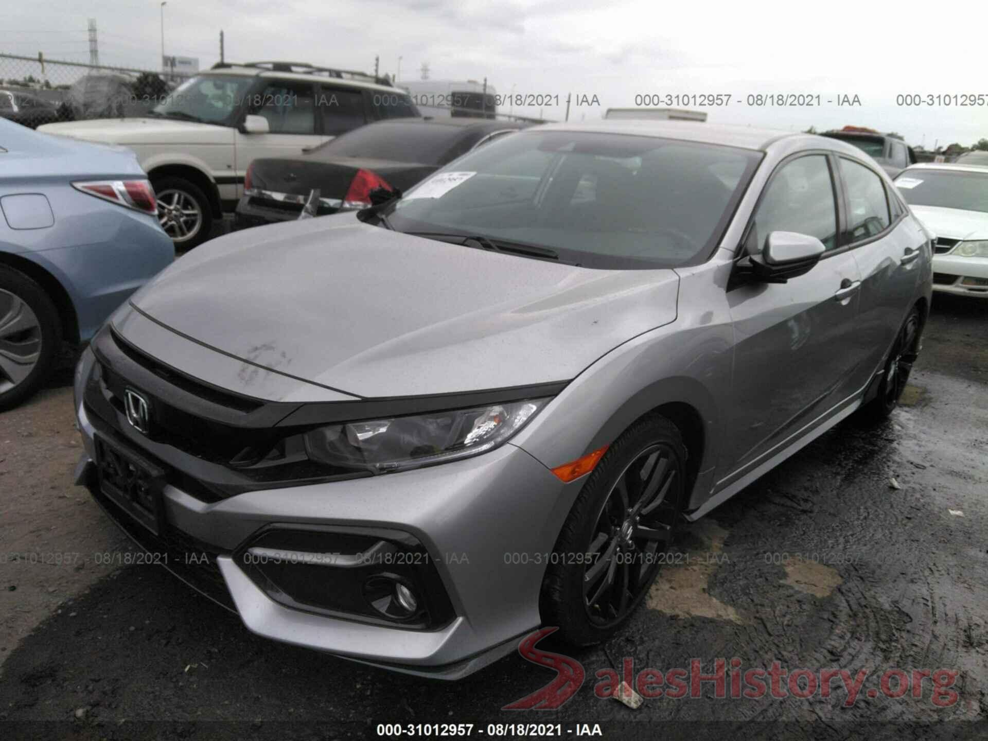 SHHFK7H48MU404335 2021 HONDA CIVIC HATCHBACK