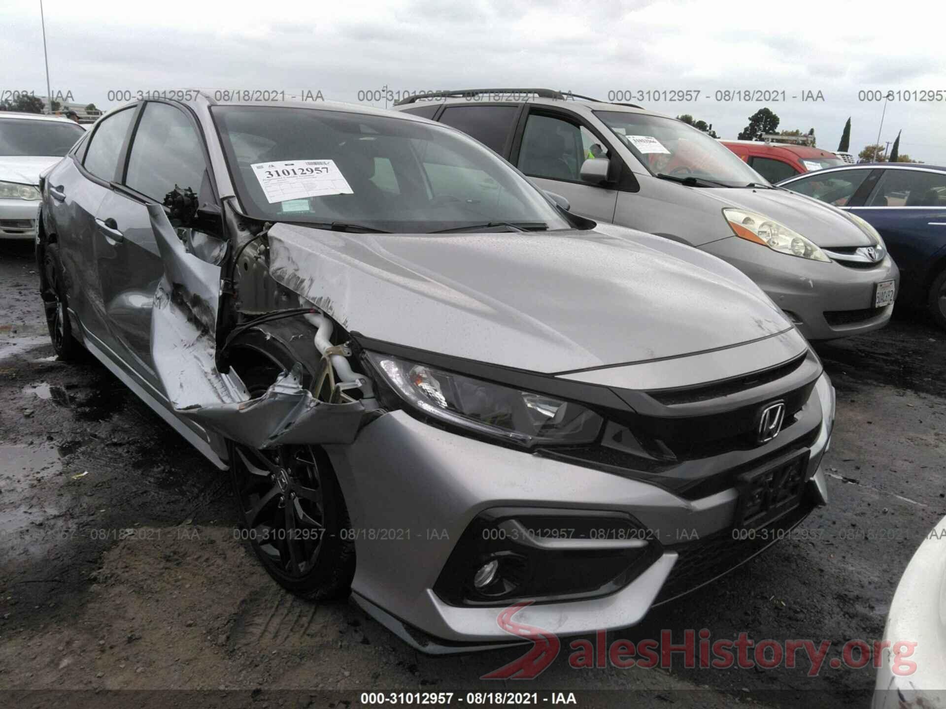 SHHFK7H48MU404335 2021 HONDA CIVIC HATCHBACK