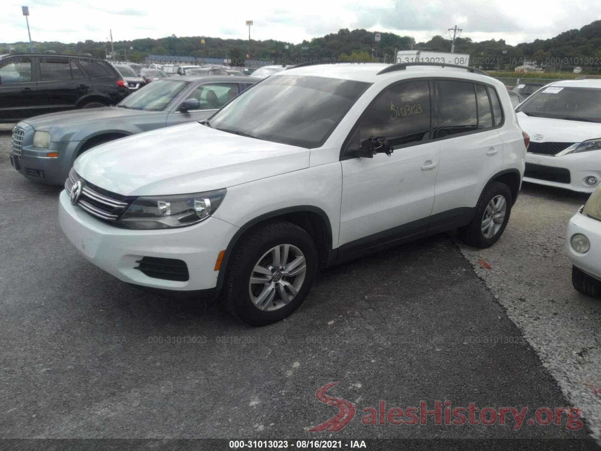 WVGBV7AX2GW511937 2016 VOLKSWAGEN TIGUAN