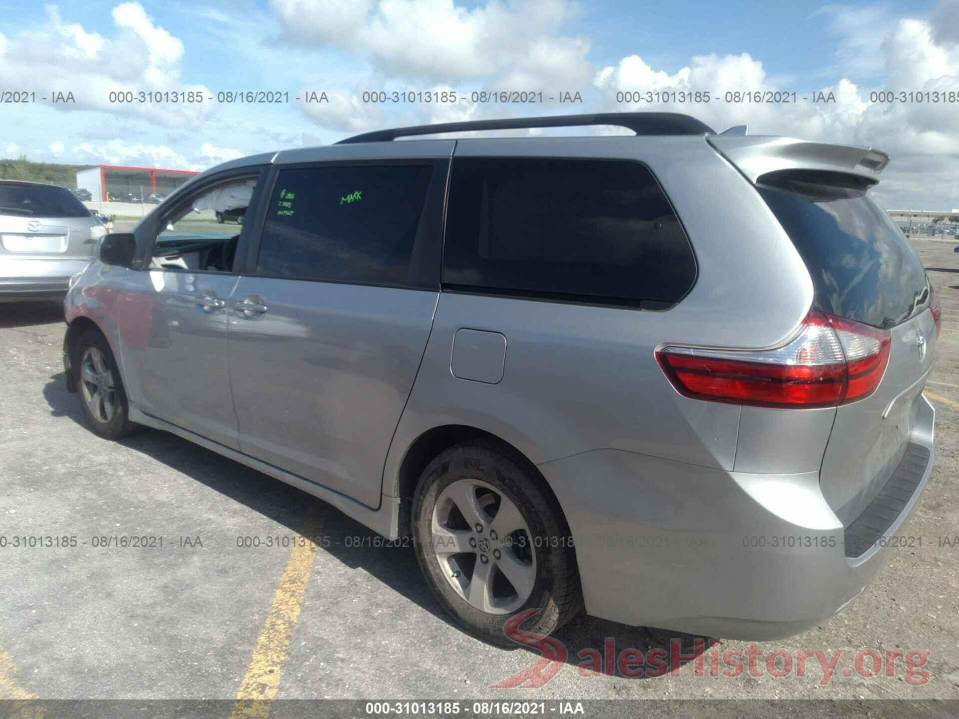 5TDKZ3DC4KS009269 2019 TOYOTA SIENNA