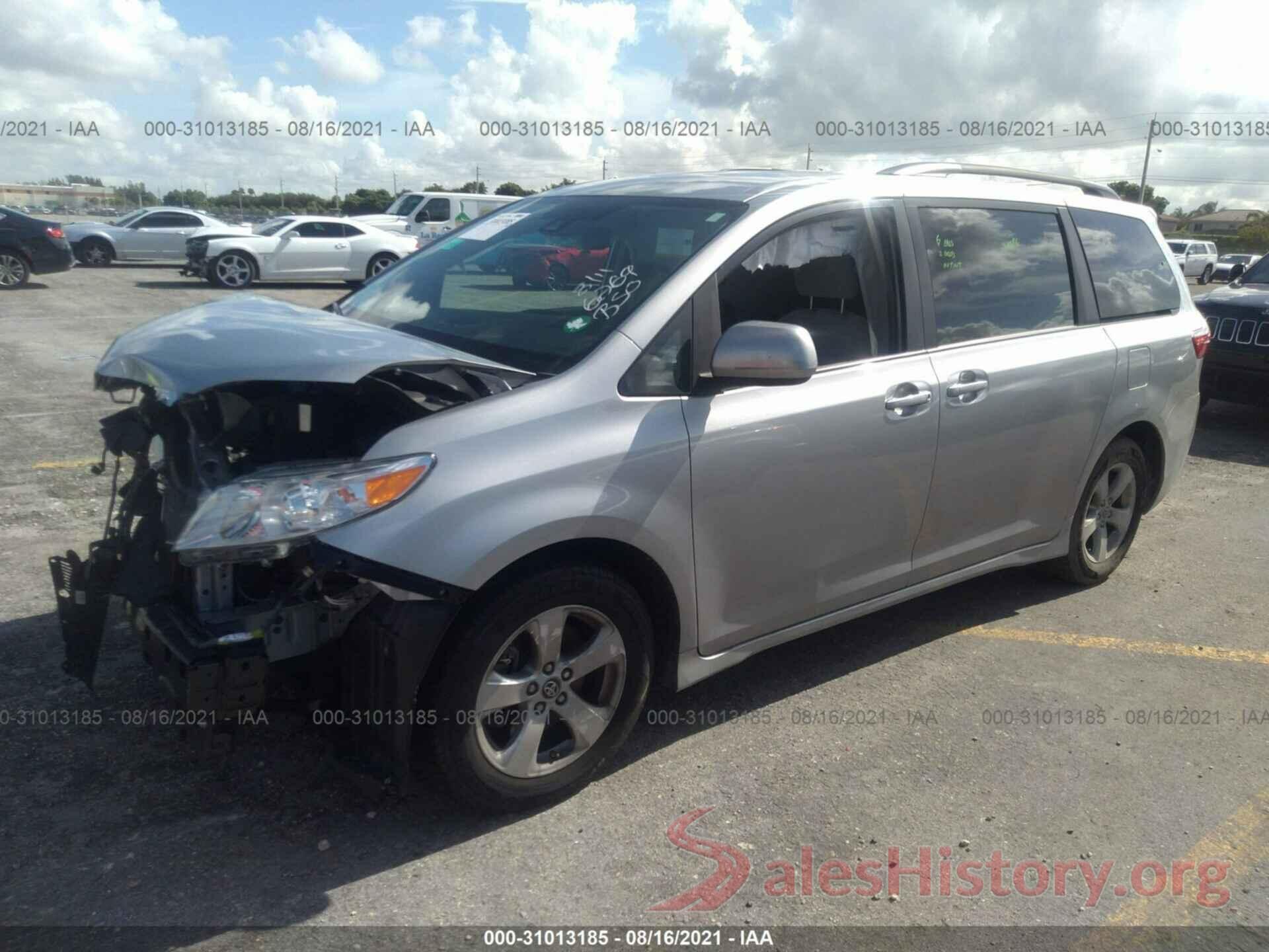 5TDKZ3DC4KS009269 2019 TOYOTA SIENNA