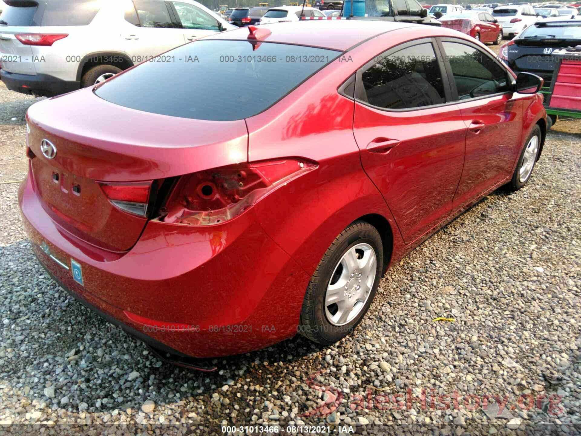 5NPDH4AEXGH748747 2016 HYUNDAI ELANTRA