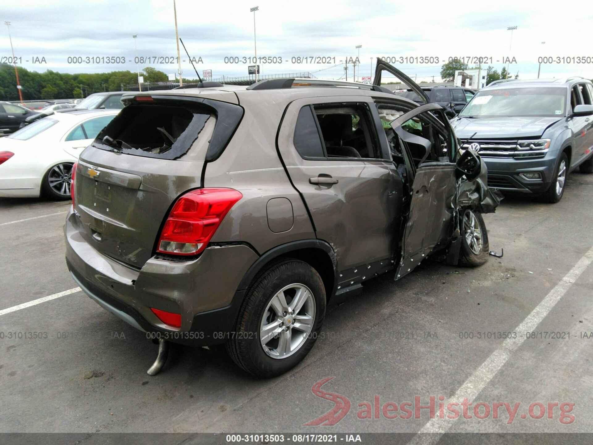 KL7CJPSB2MB350609 2021 CHEVROLET TRAX