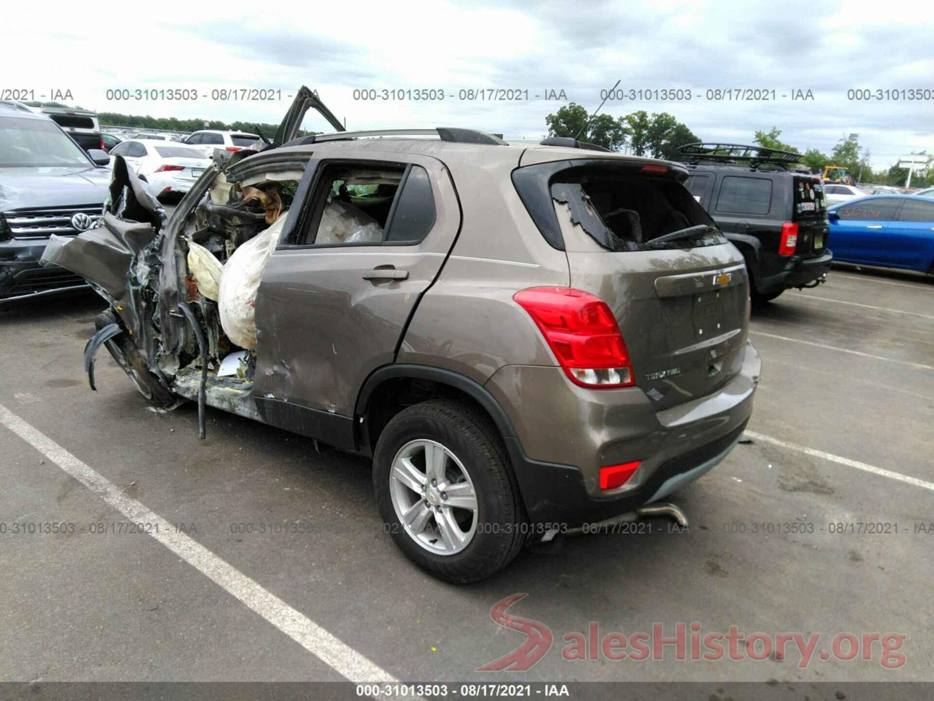 KL7CJPSB2MB350609 2021 CHEVROLET TRAX