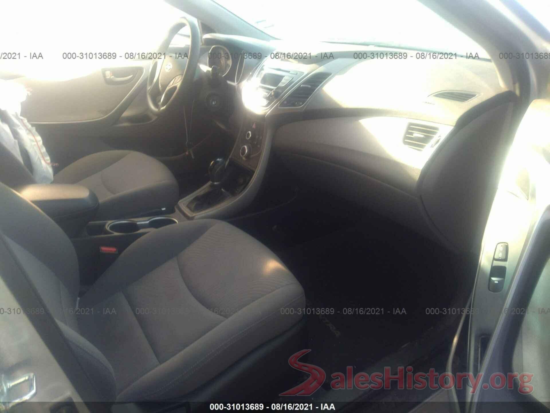 KMHDH4AE6GU573849 2016 HYUNDAI ELANTRA