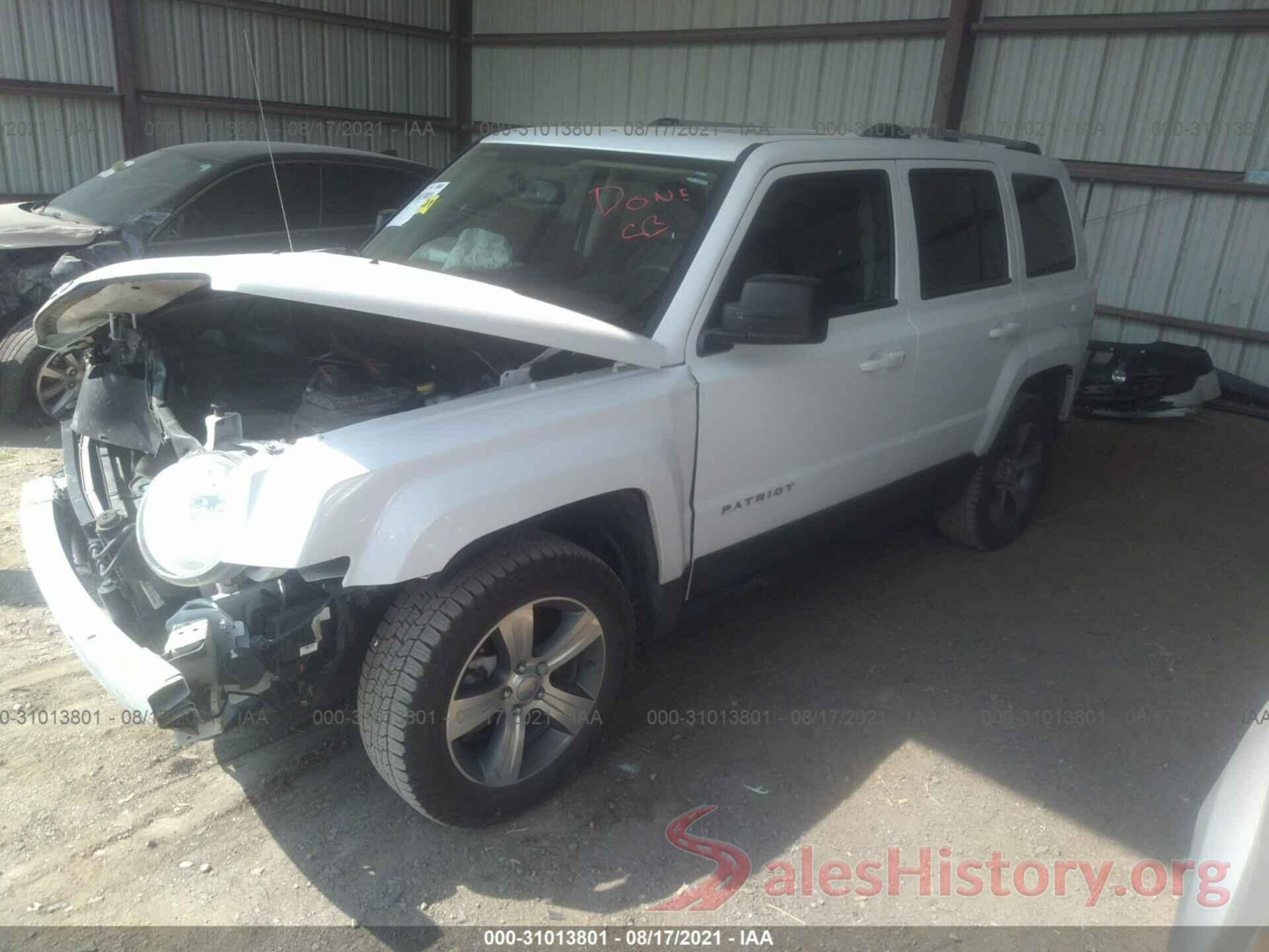 1C4NJRFB8GD789677 2016 JEEP PATRIOT