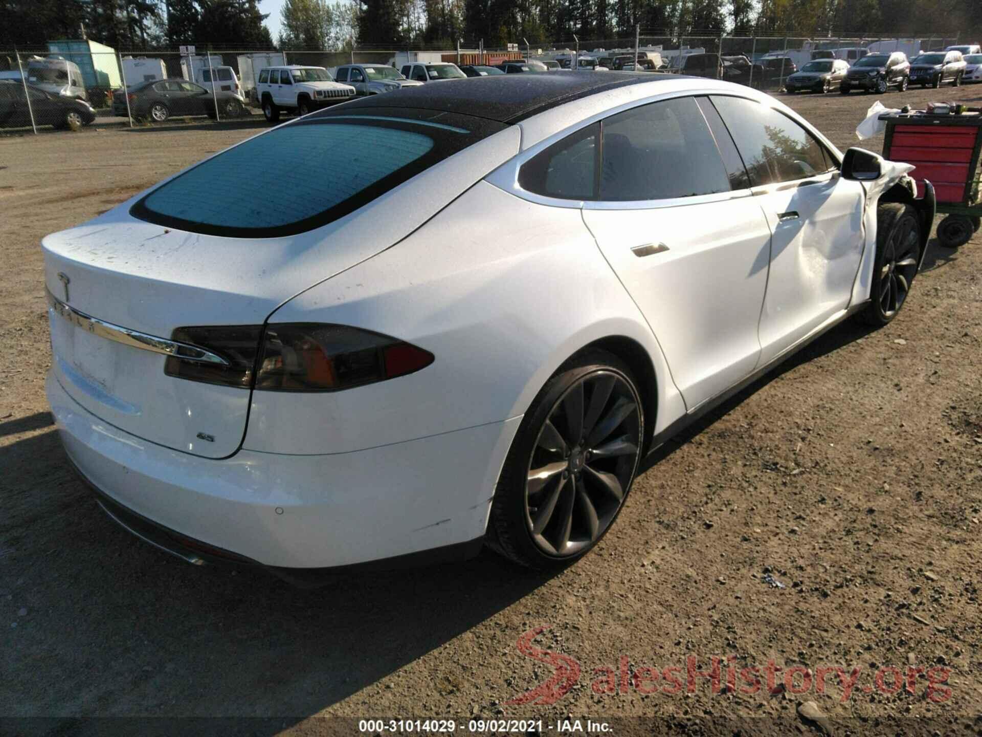 5YJSA1H10EFP38625 2014 TESLA MODEL S