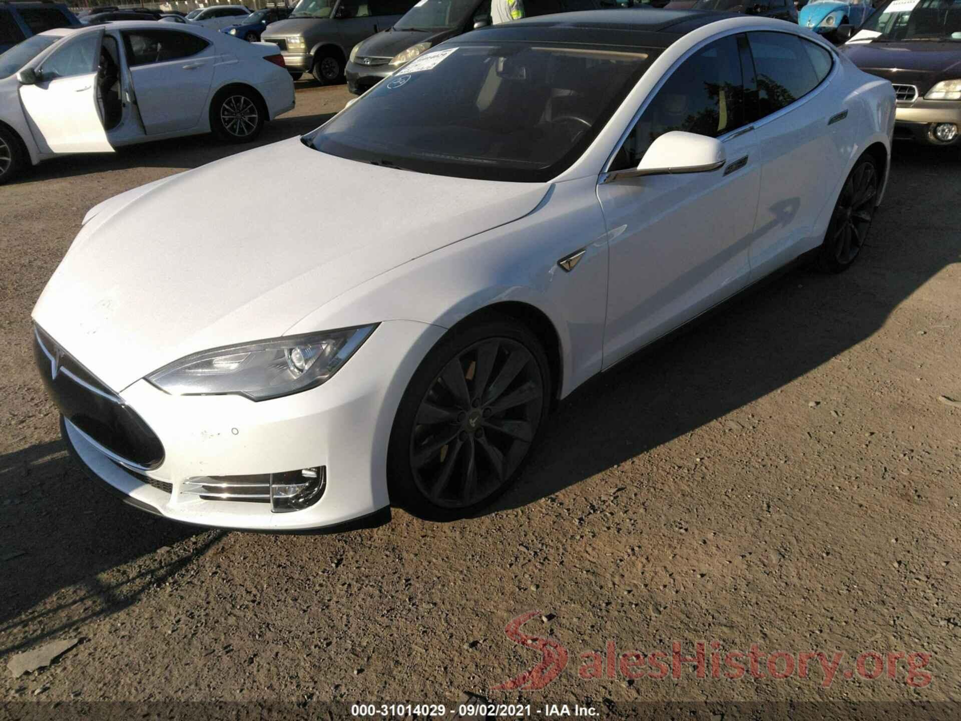 5YJSA1H10EFP38625 2014 TESLA MODEL S