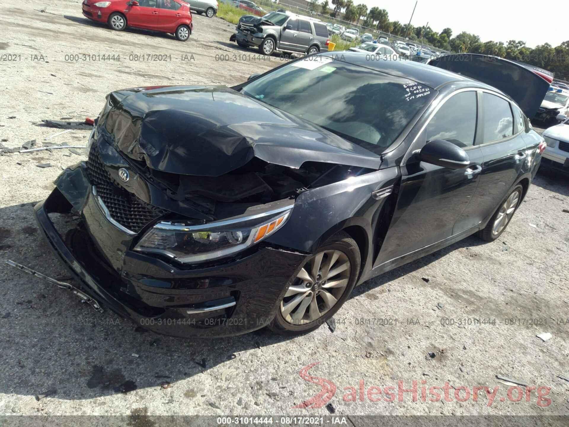 5XXGT4L33GG005561 2016 KIA OPTIMA