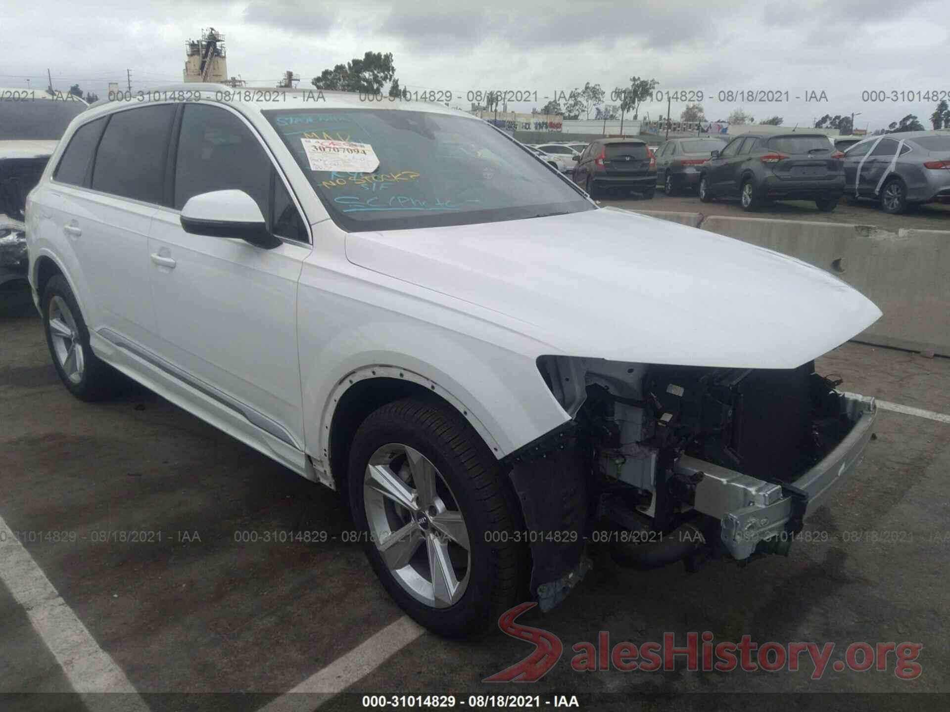 WA1AJAF79LD010903 2020 AUDI Q7