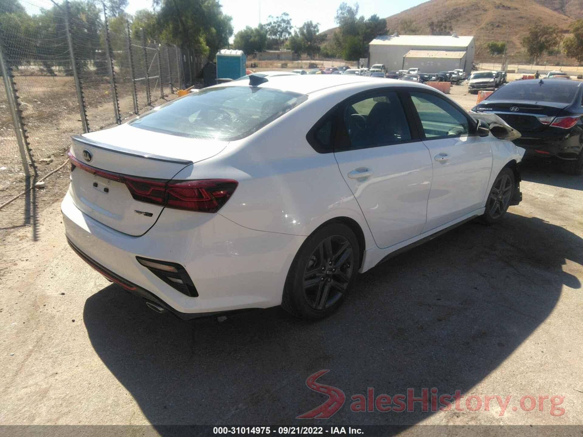 3KPF34AD0LE139440 2020 KIA FORTE