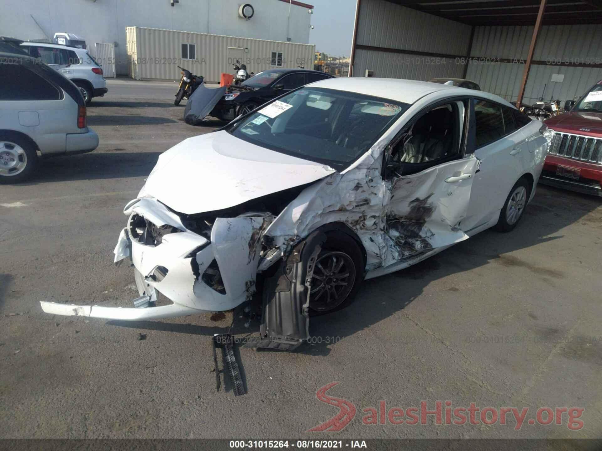 JTDKBRFU2G3022799 2016 TOYOTA PRIUS