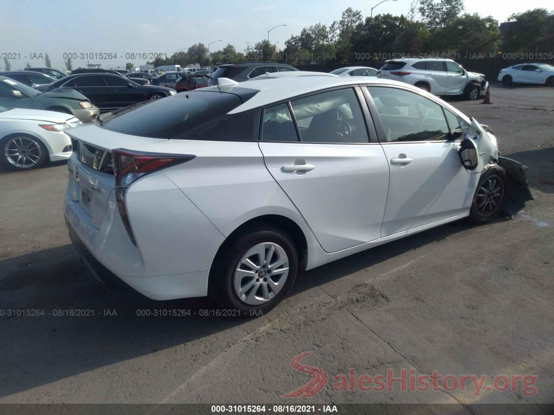 JTDKBRFU2G3022799 2016 TOYOTA PRIUS