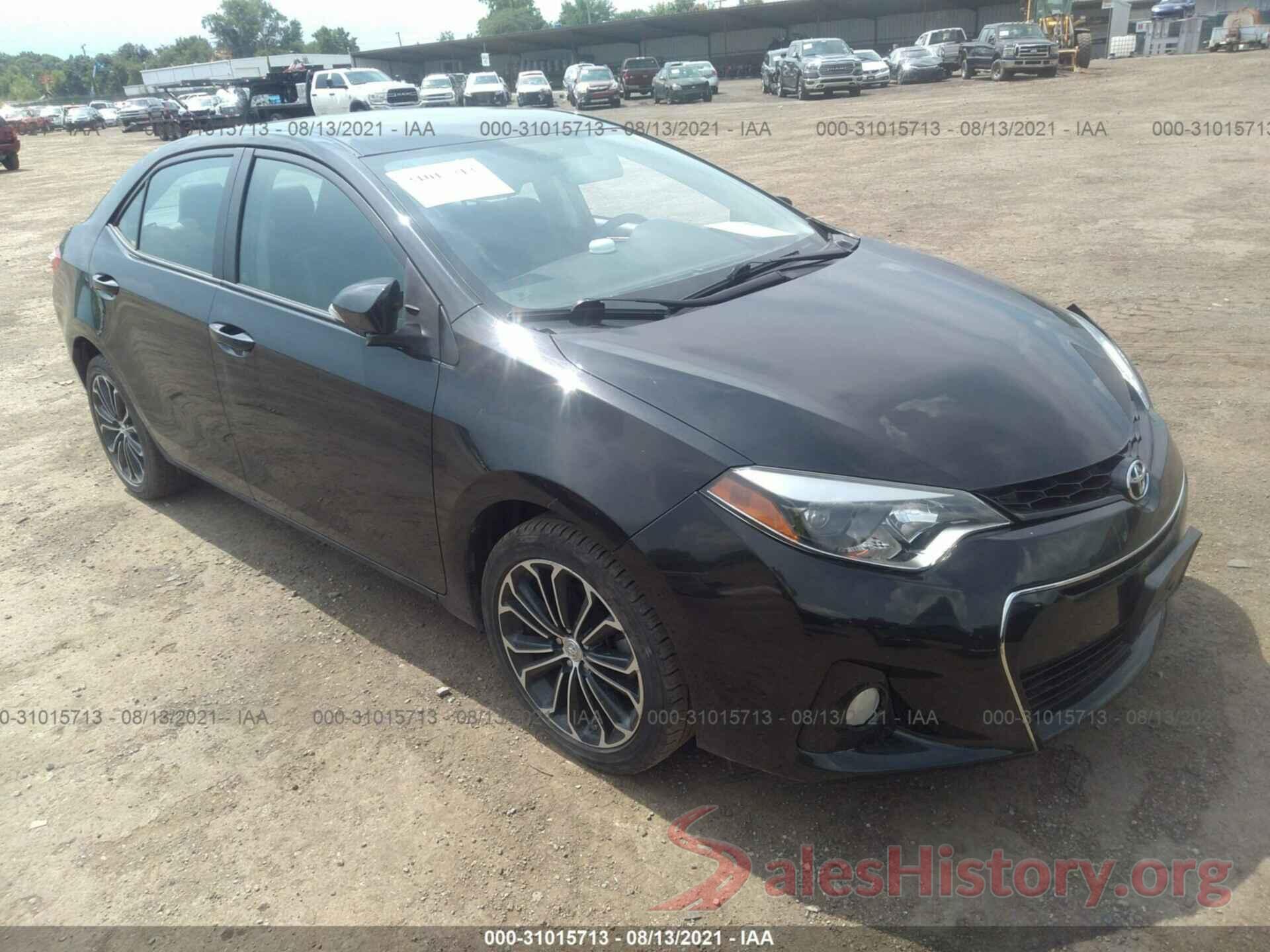 2T1BURHE9GC504595 2016 TOYOTA COROLLA