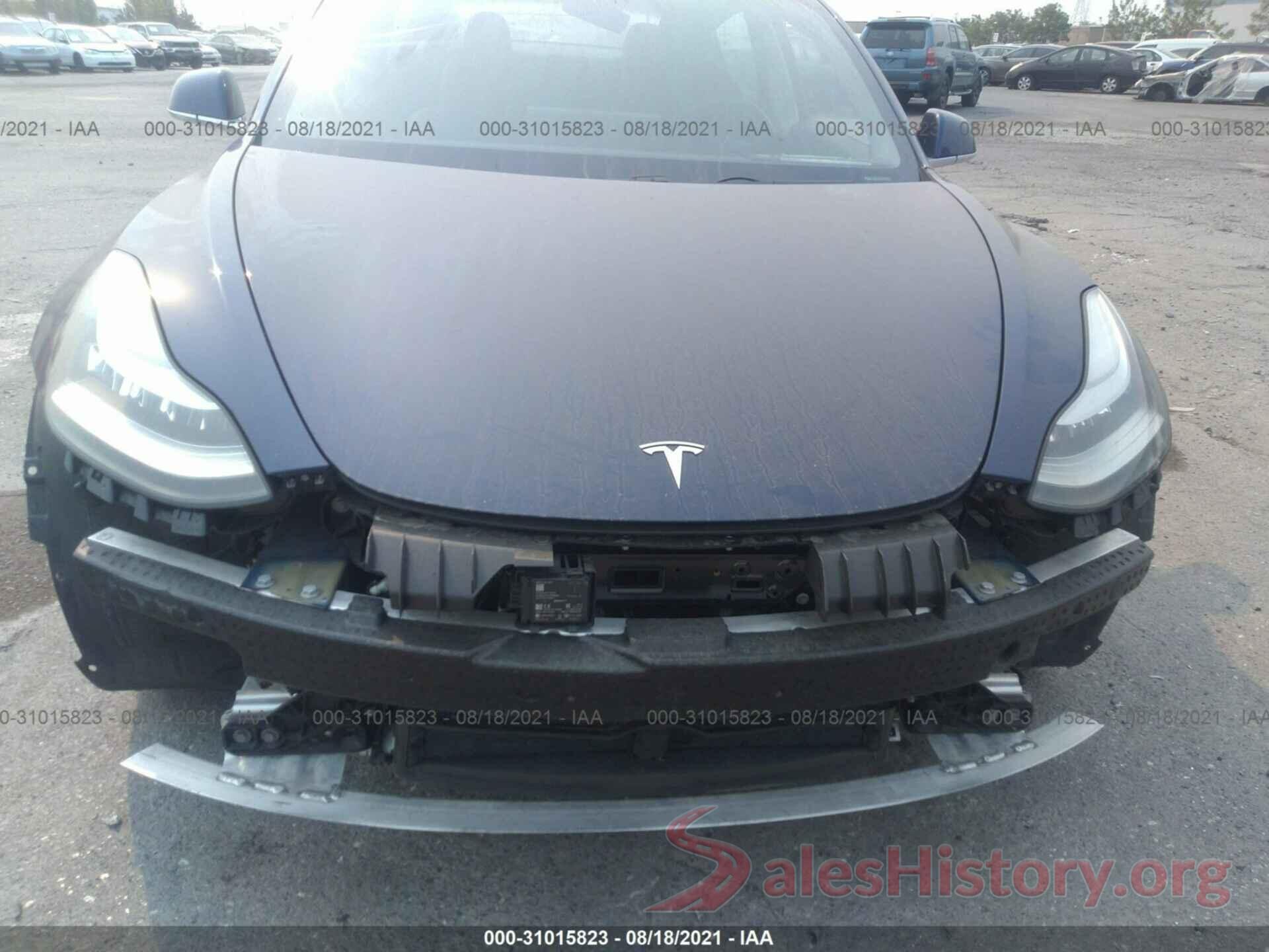 5YJ3E1EAXKF317357 2019 TESLA MODEL 3