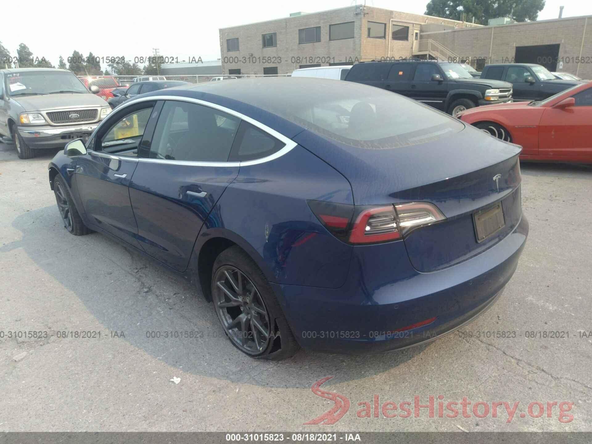 5YJ3E1EAXKF317357 2019 TESLA MODEL 3