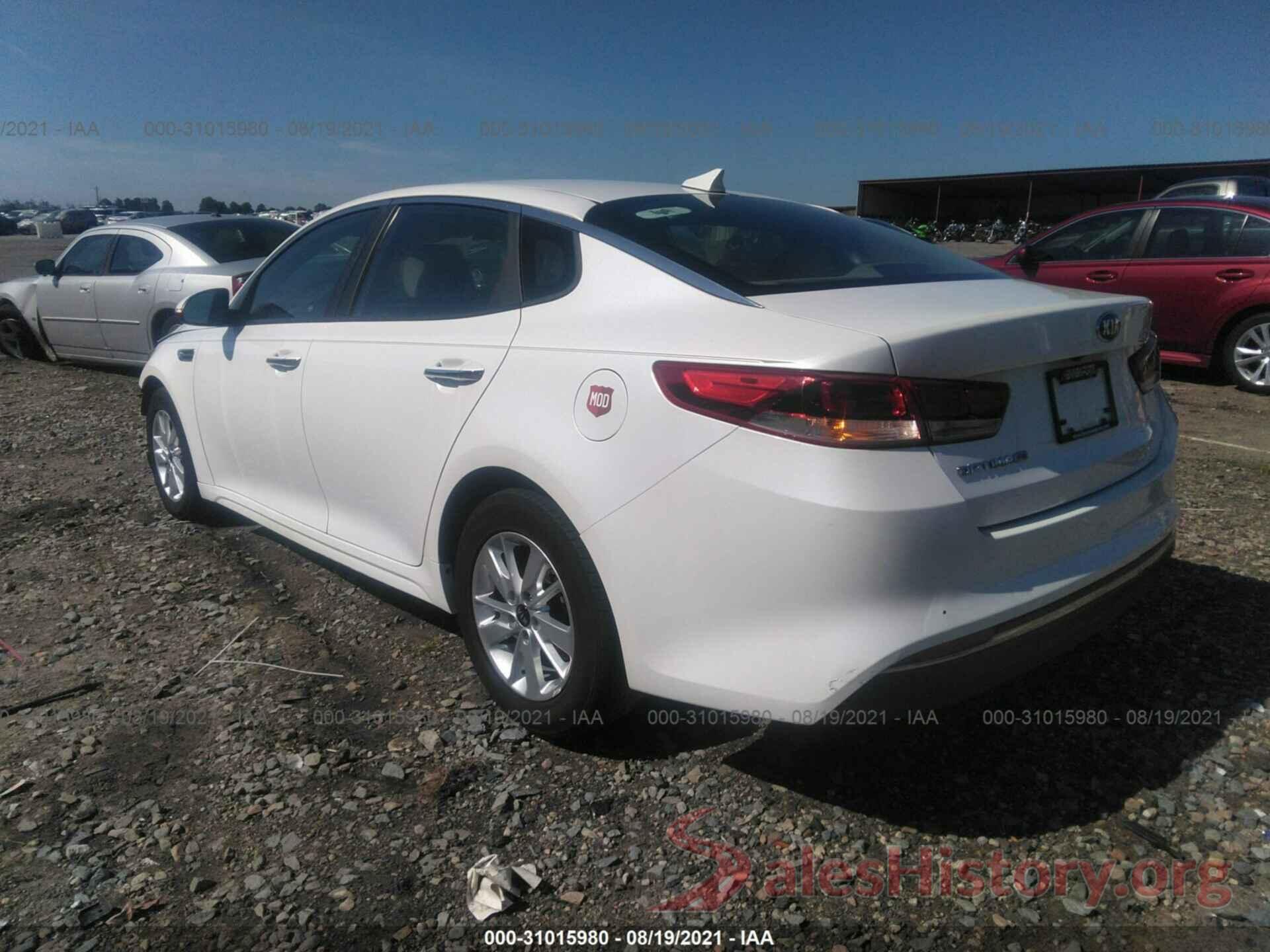 KNAGT4L3XG5092151 2016 KIA OPTIMA