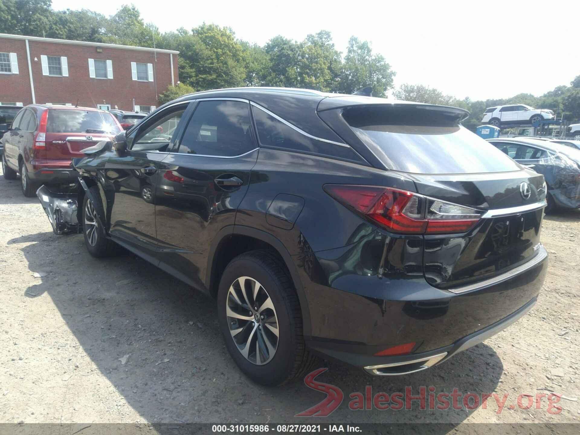 2T2HZMDA5MC293307 2021 LEXUS RX