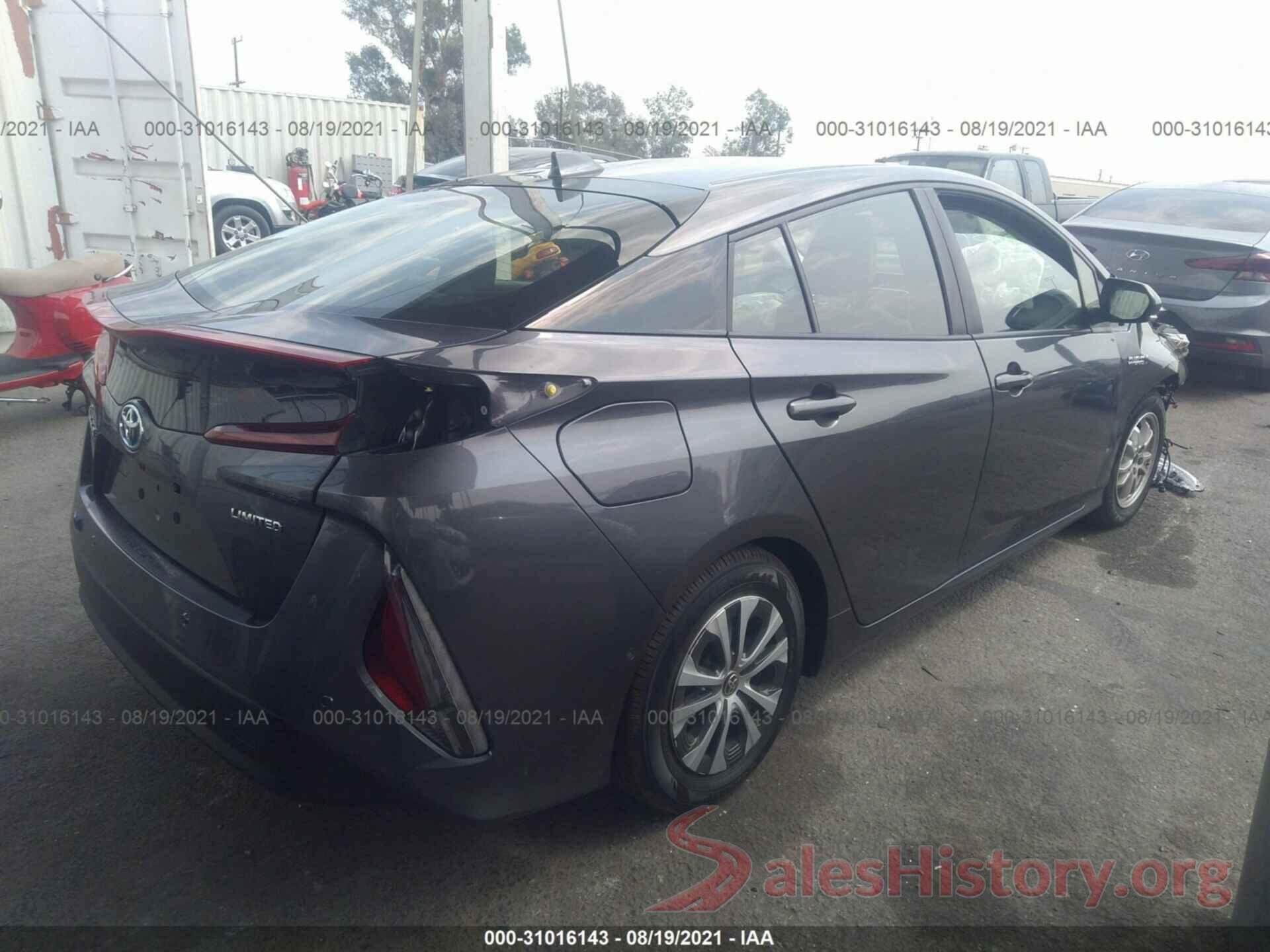 JTDKAMFP5M3167041 2021 TOYOTA PRIUS PRIME