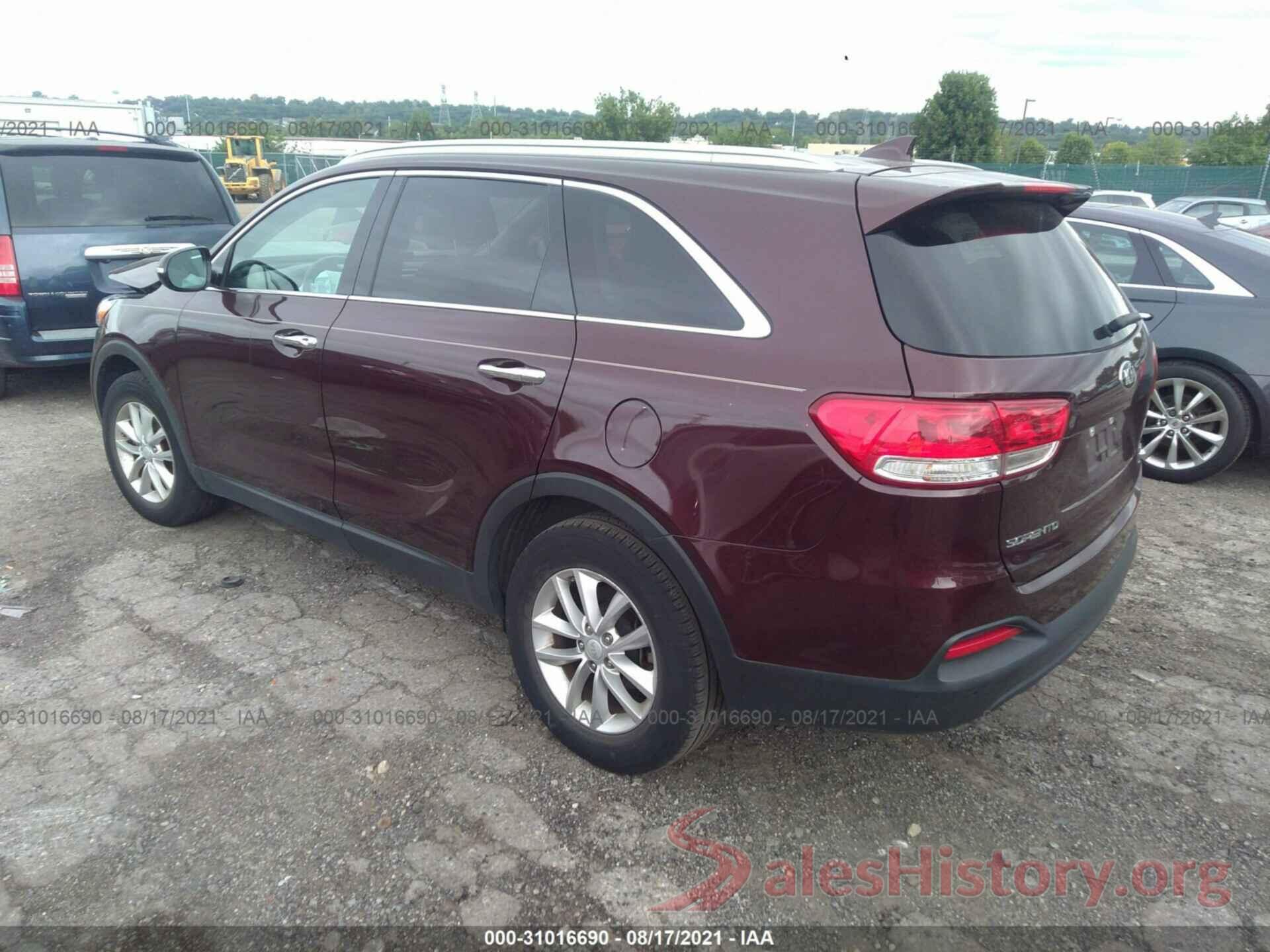 5XYPG4A37HG296585 2017 KIA SORENTO