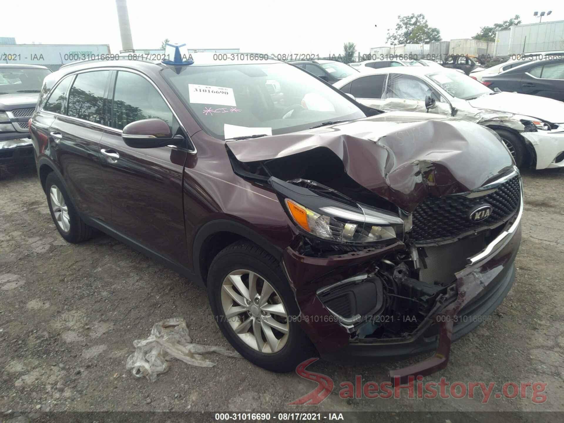 5XYPG4A37HG296585 2017 KIA SORENTO