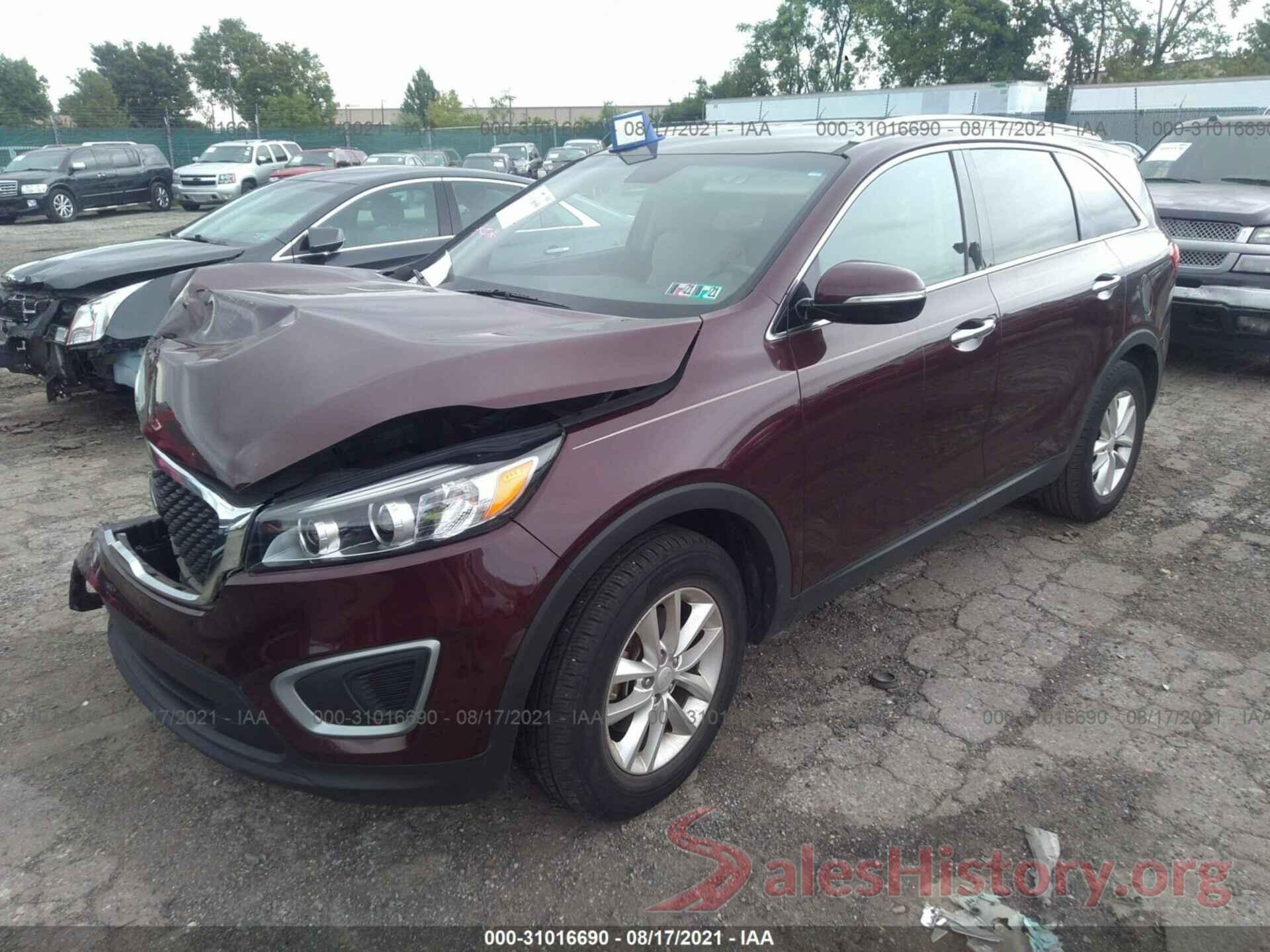 5XYPG4A37HG296585 2017 KIA SORENTO