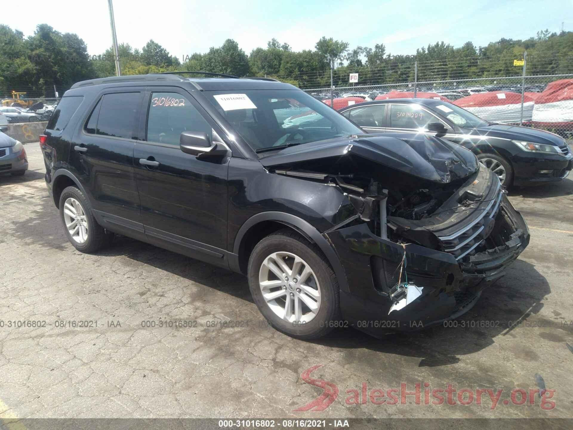 1FM5K8B87GGC62743 2016 FORD EXPLORER