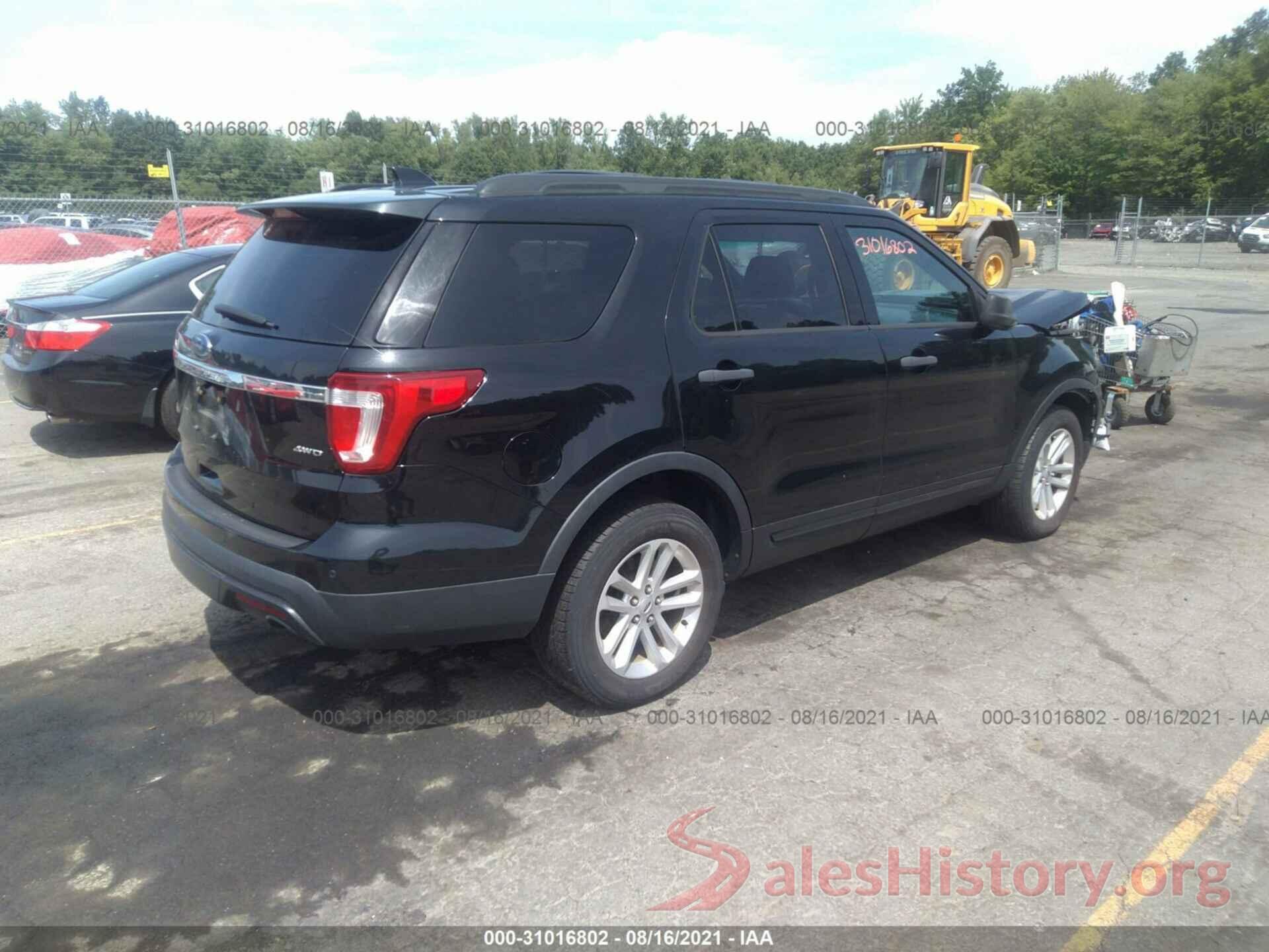 1FM5K8B87GGC62743 2016 FORD EXPLORER