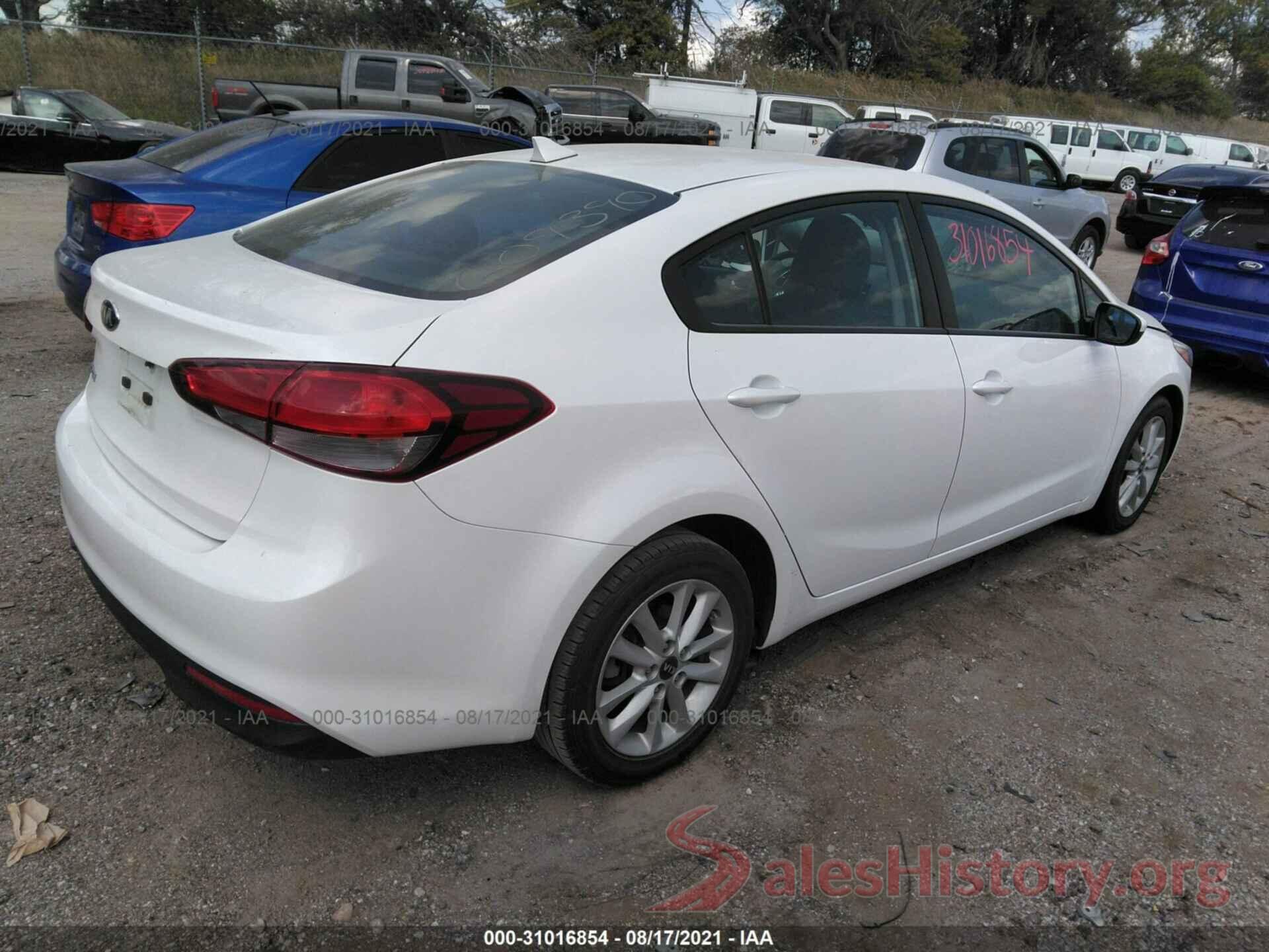 3KPFL4A72HE018684 2017 KIA FORTE