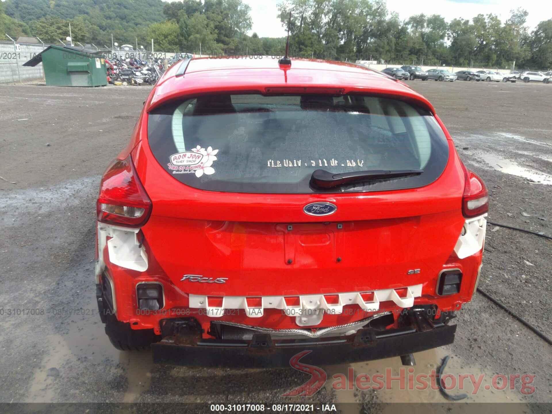 1FADP3K27HL312846 2017 FORD FOCUS