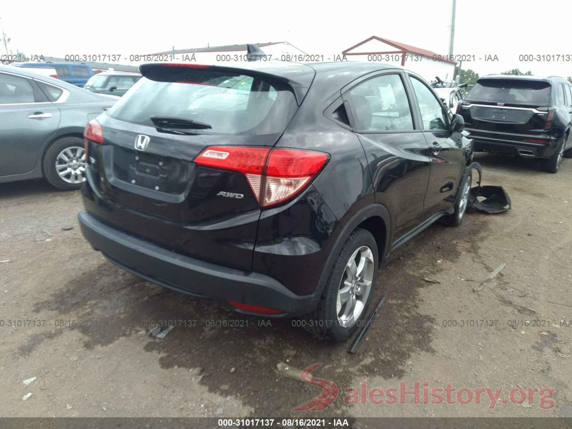 3CZRU6H31GM765684 2016 HONDA HR-V