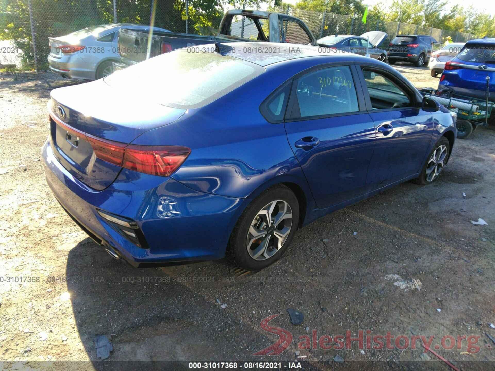 3KPF24ADXME381723 2021 KIA FORTE