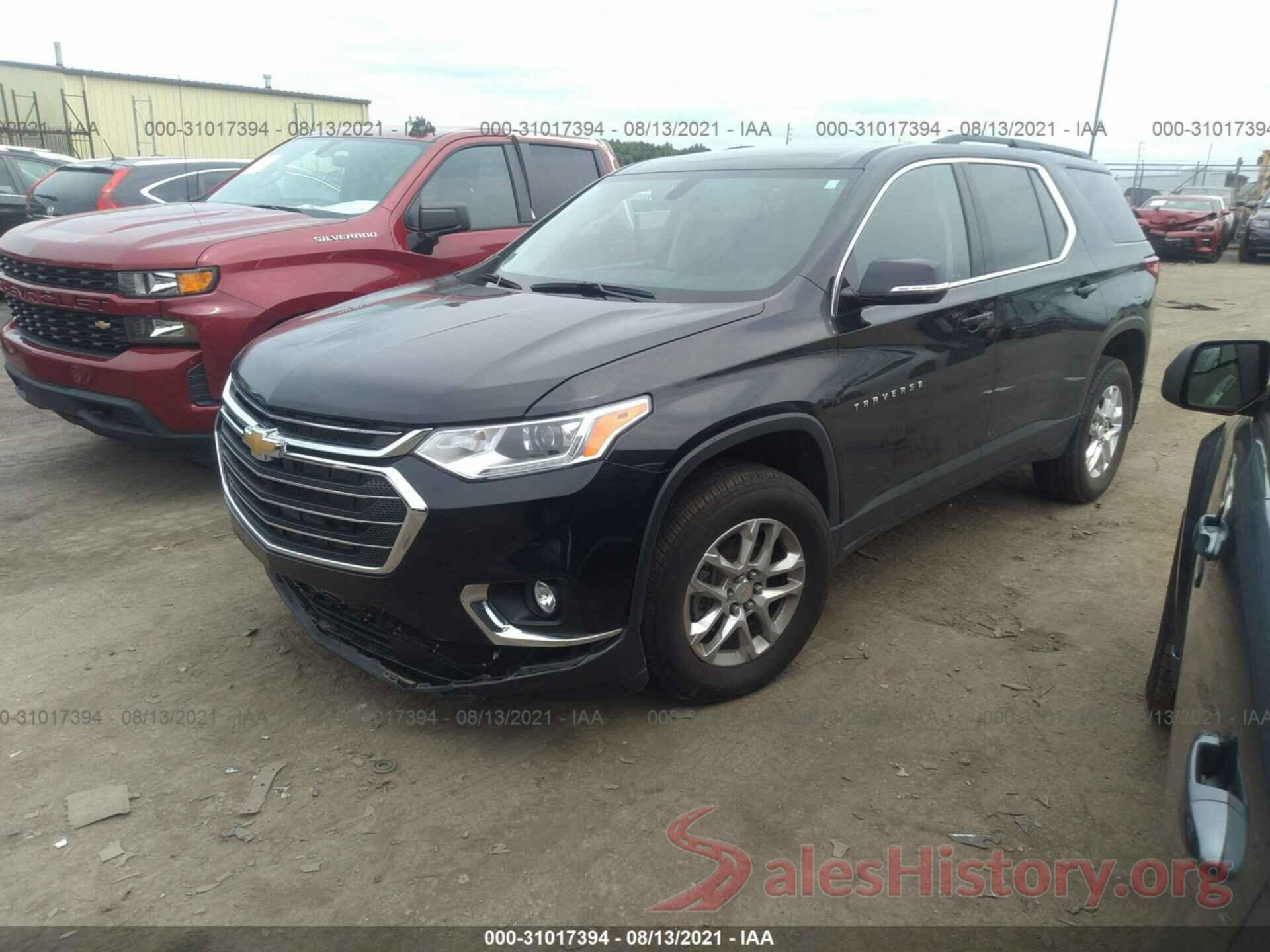 1GNERGKW2LJ217822 2020 CHEVROLET TRAVERSE