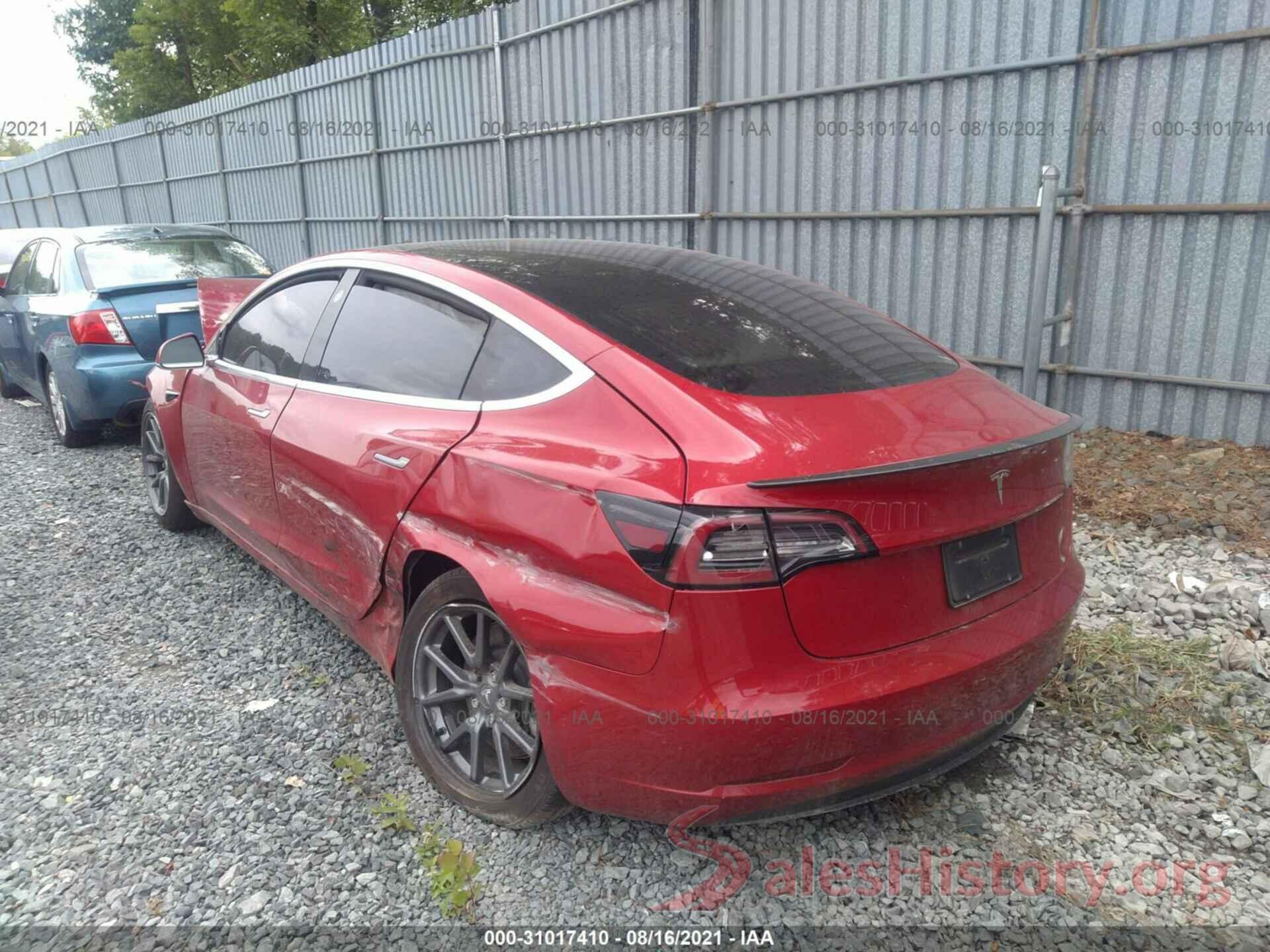 5YJ3E1EAXLF793173 2020 TESLA MODEL 3